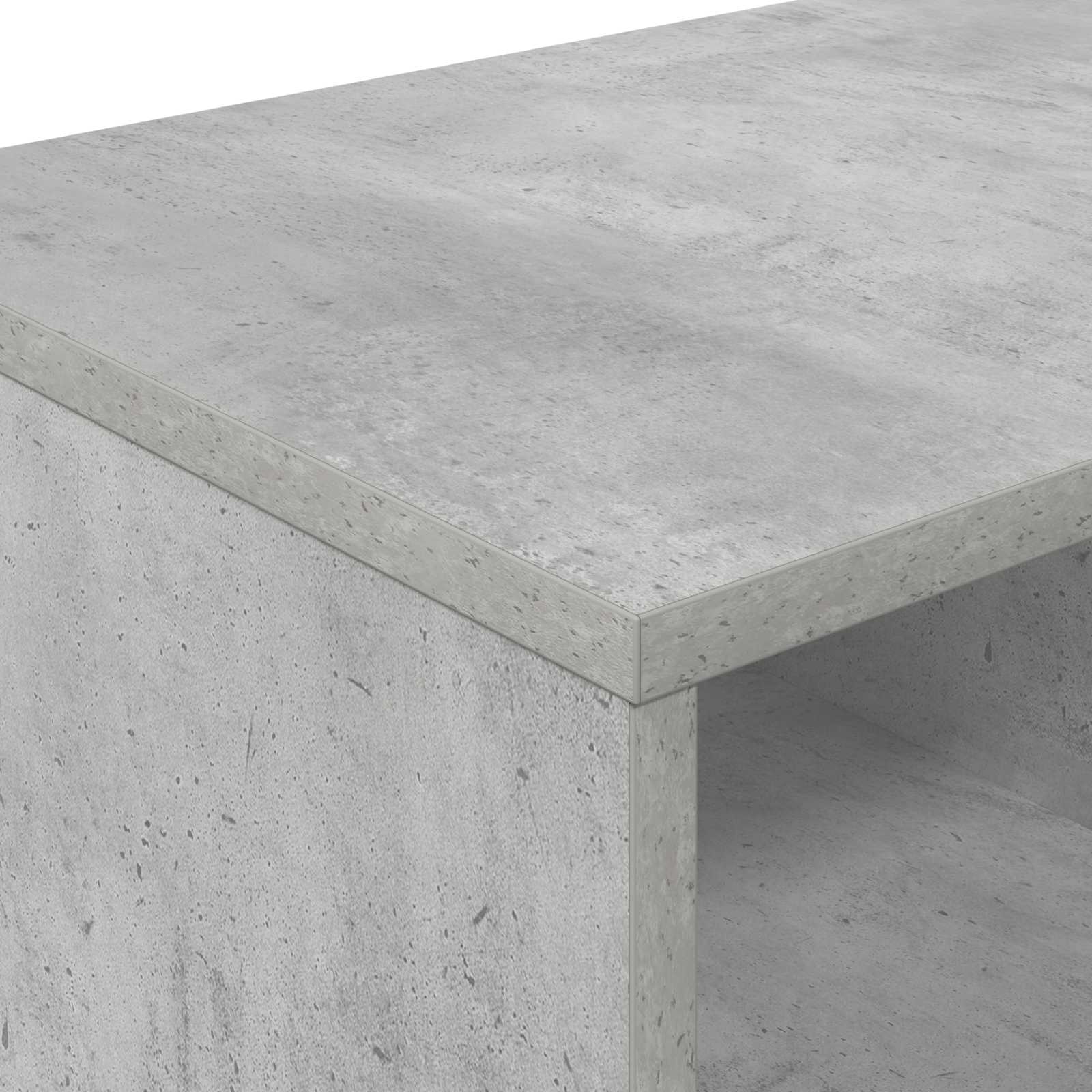 Ormar za krevet na kat 2 kom. Betonska siva 66 x 35 x 48 cm