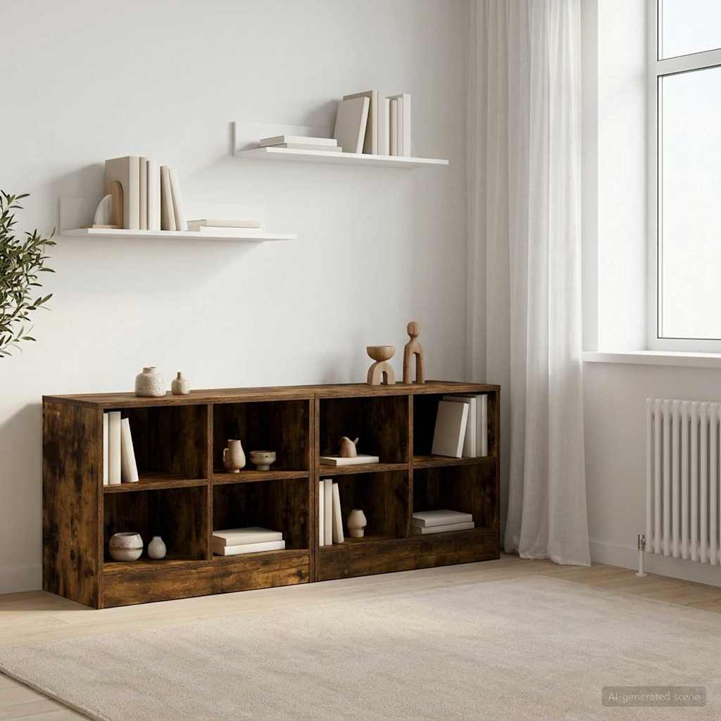 Ormarić za krevet 2 pcs Dimljeni hrast 66 x 33 x 48 cm