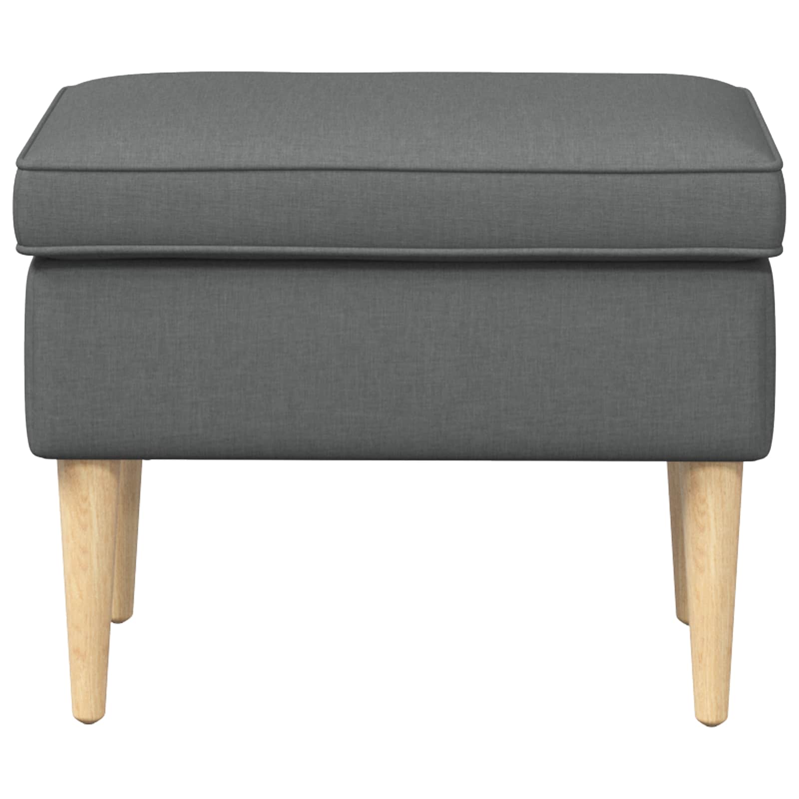 Stolica za noge Tamnosiva 55 x 35 x 41 cm Poliester