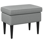 Stolica za noge Svjetlosiva 55 x 35 x 41 cm Tkanina