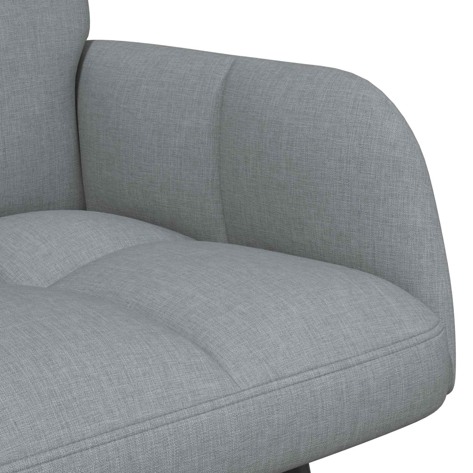 Sofa za dvije osobe Svjetlosiva 115 x 61 x 87 cm Tkanina
