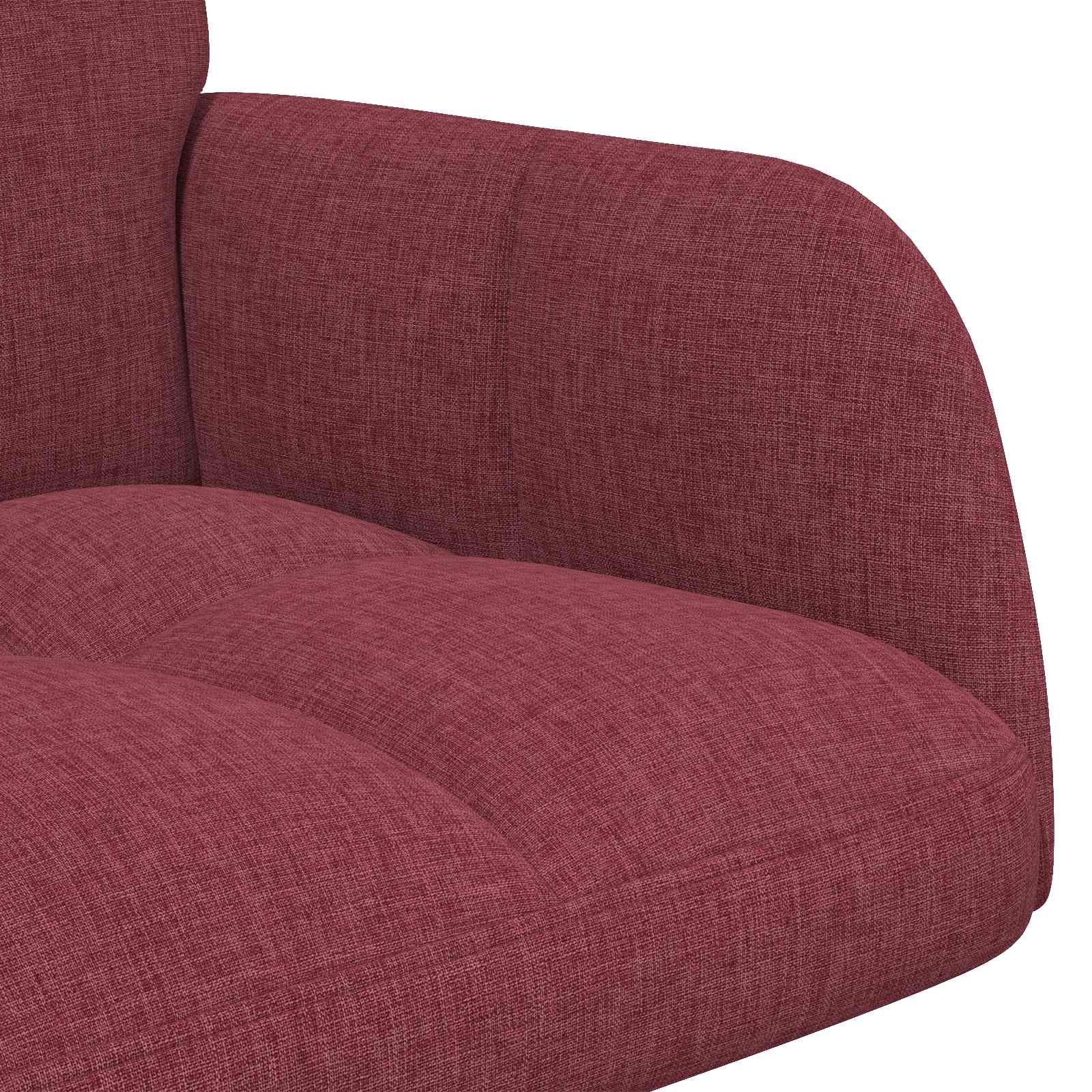 Sofa za dvije osobe Vinska crvena 115 x 61 x 87 cm Tkanina