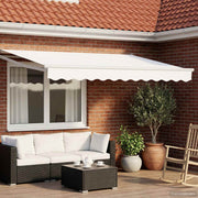 Povlačivi tende Bijela 3 x 2 m 100% Poliester i Aluminij