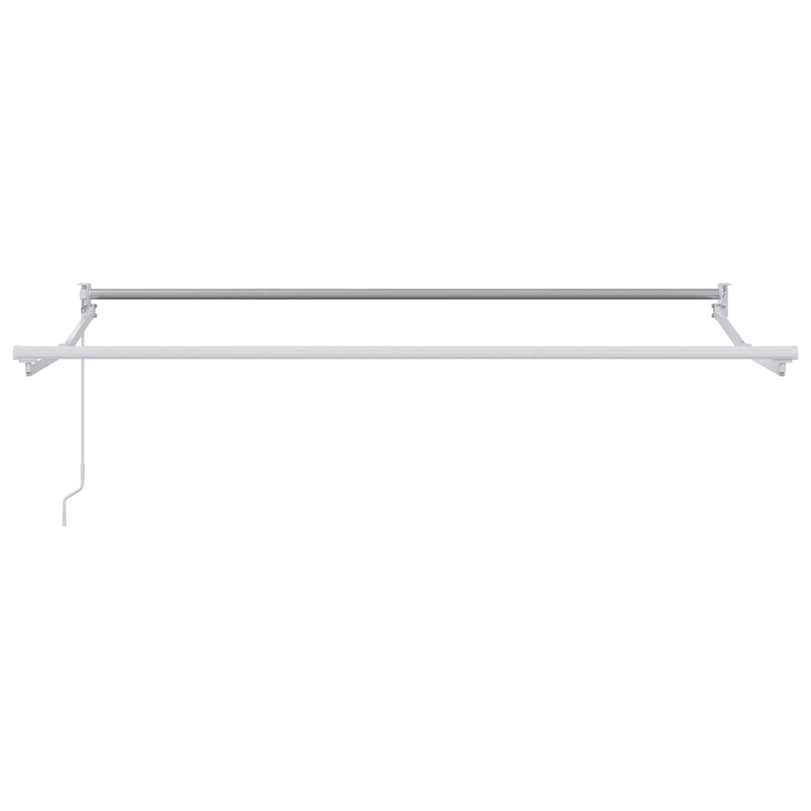 Povlačivi tende Bijela 3 x 2 m 100% Poliester i Aluminij