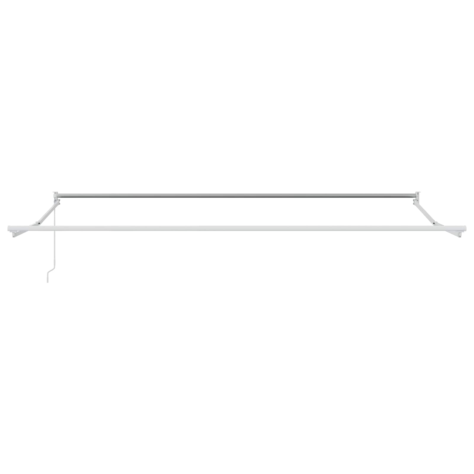 Povlačivi tende Antracit 4 x 2 m 100% Poliester i Aluminij