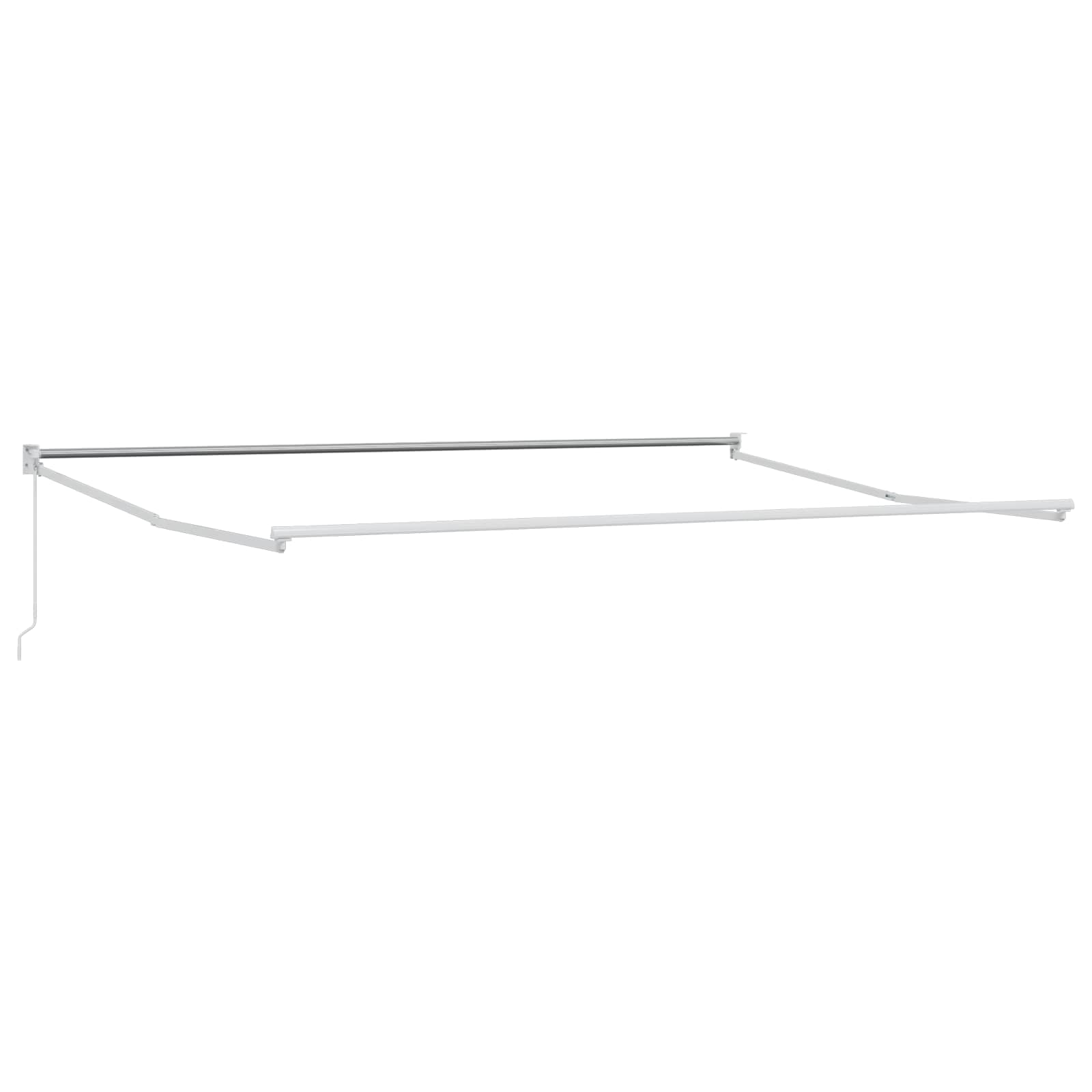 Povlačivi tende Antracit i bijelo 4 x 2 m