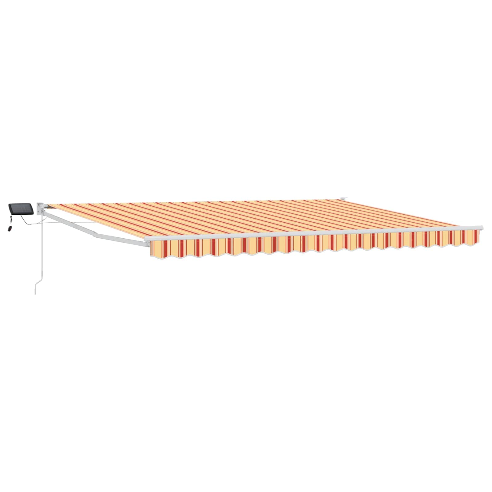 Ručna zlačivna tenda s LED diodama Šareni 4 x 2 m