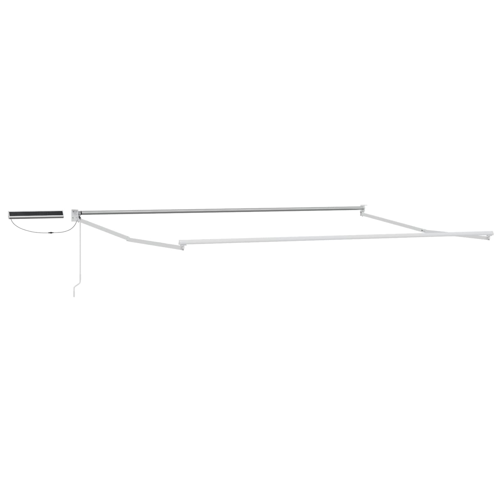 Električna retraktabilna tenda Zelena i bijela 4 x 2 m