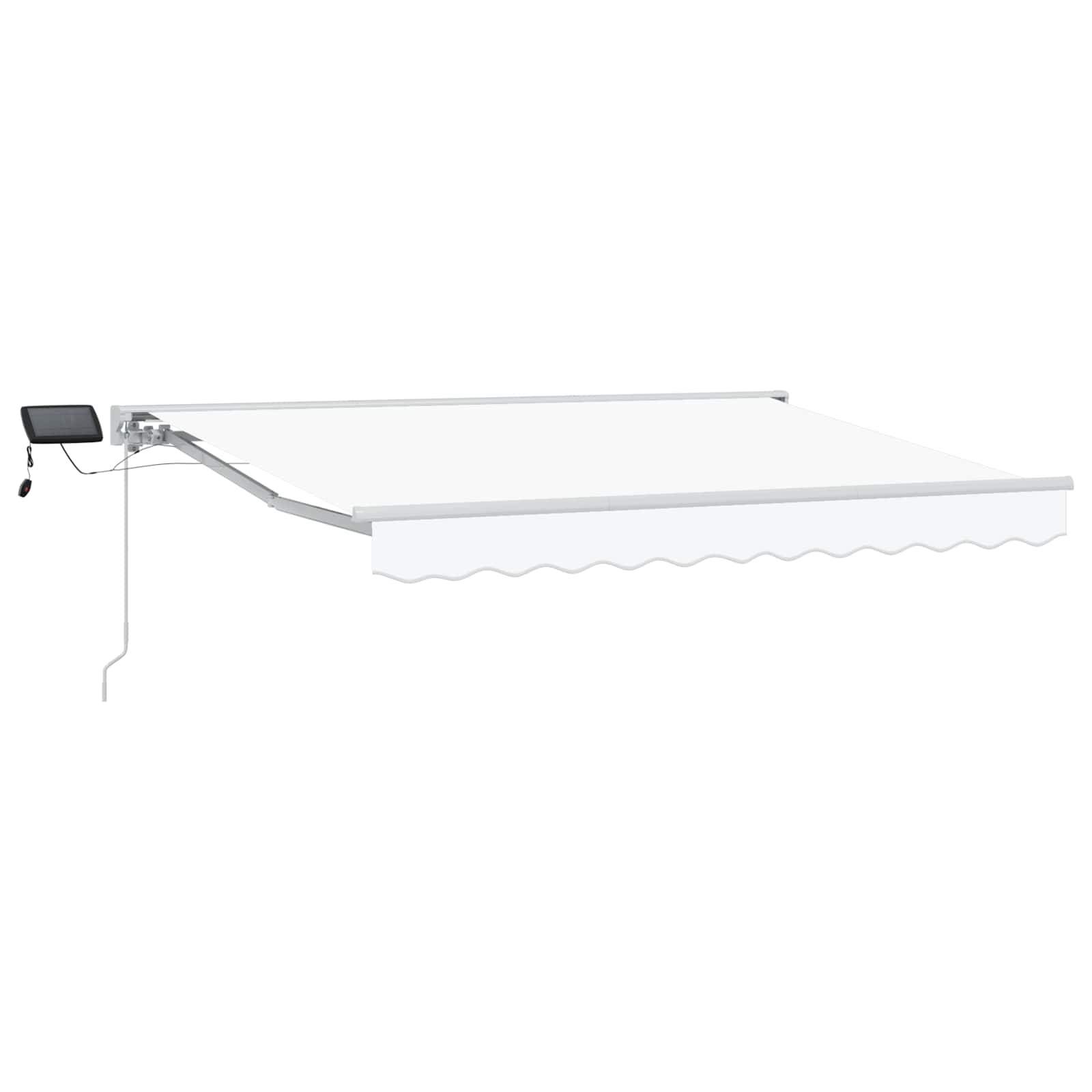 Ručni okvir tende s LED-ima Bijeli 3 x 2 m