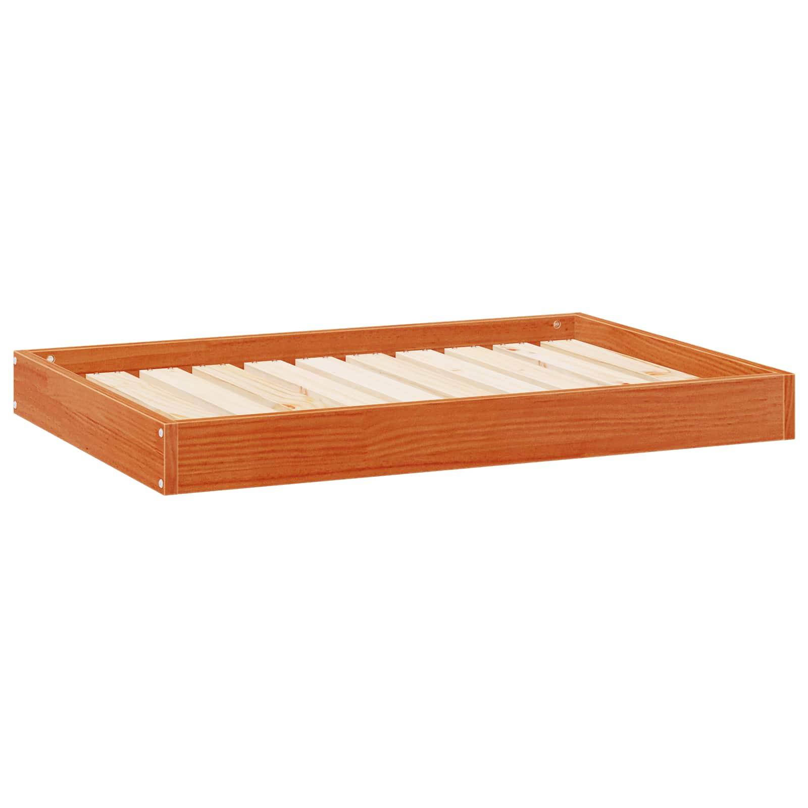 Krevet za psa Vosak smeđa 92 x 64 x 9 cm Čvrsto borovo drvo