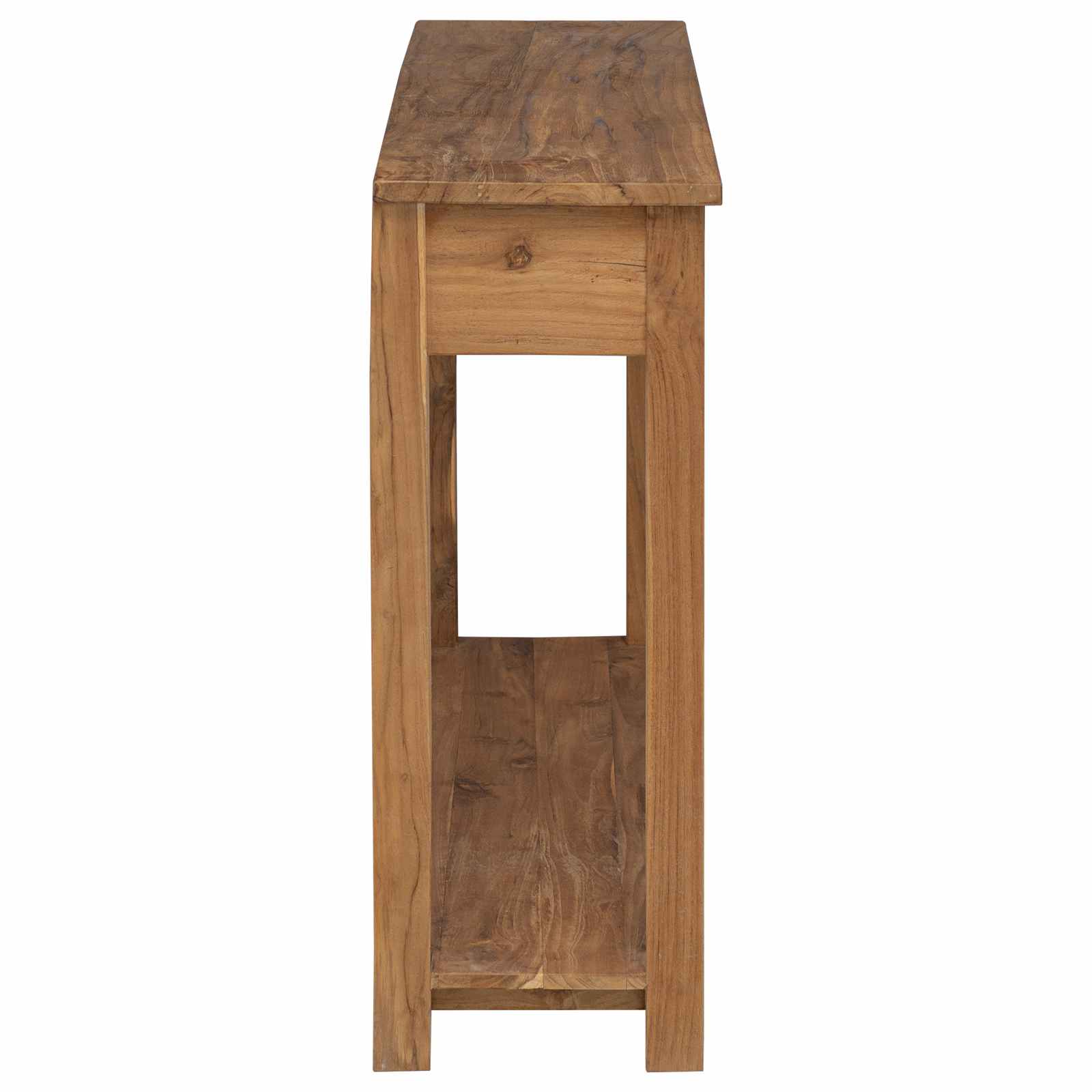 Konzolna stolica Prirodna 110 x 30 x 80 cm Čvrsto teak drvo