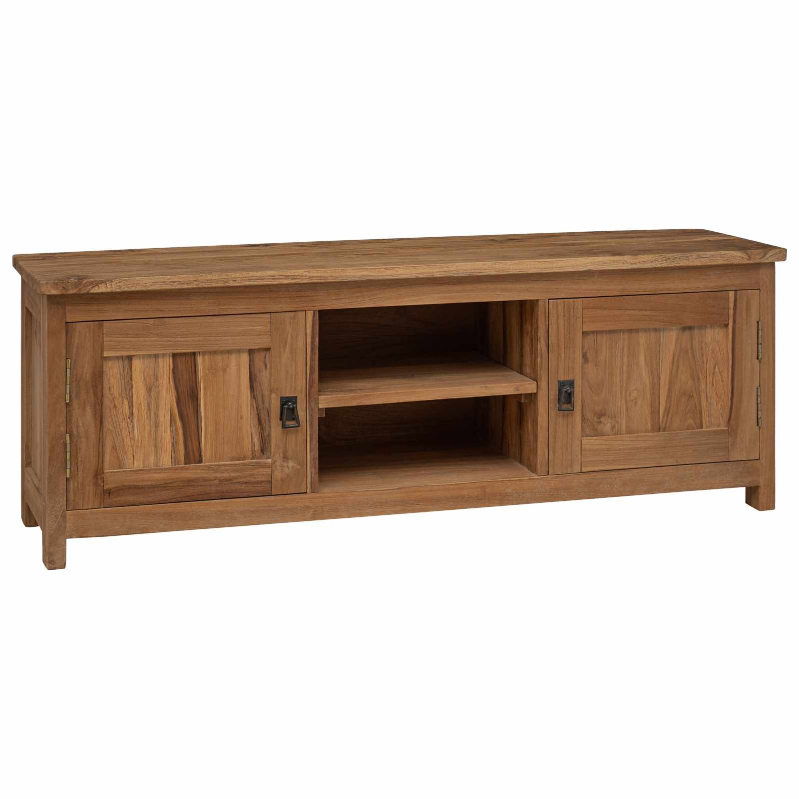 TV komoda 110 x 30 x 40 cm Prirodna Čvrsto teak drvo