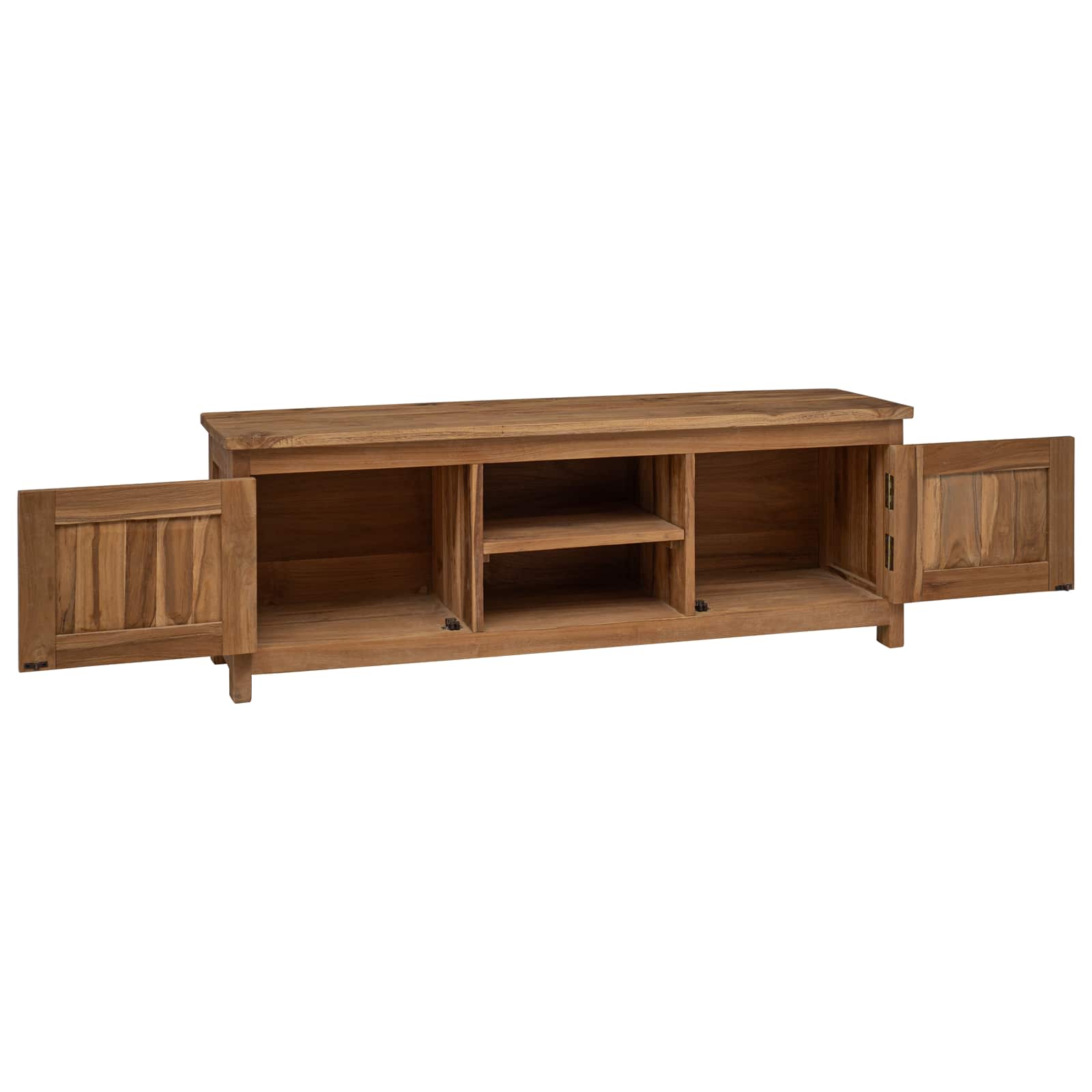 TV komoda 110 x 30 x 40 cm Prirodna Čvrsto teak drvo