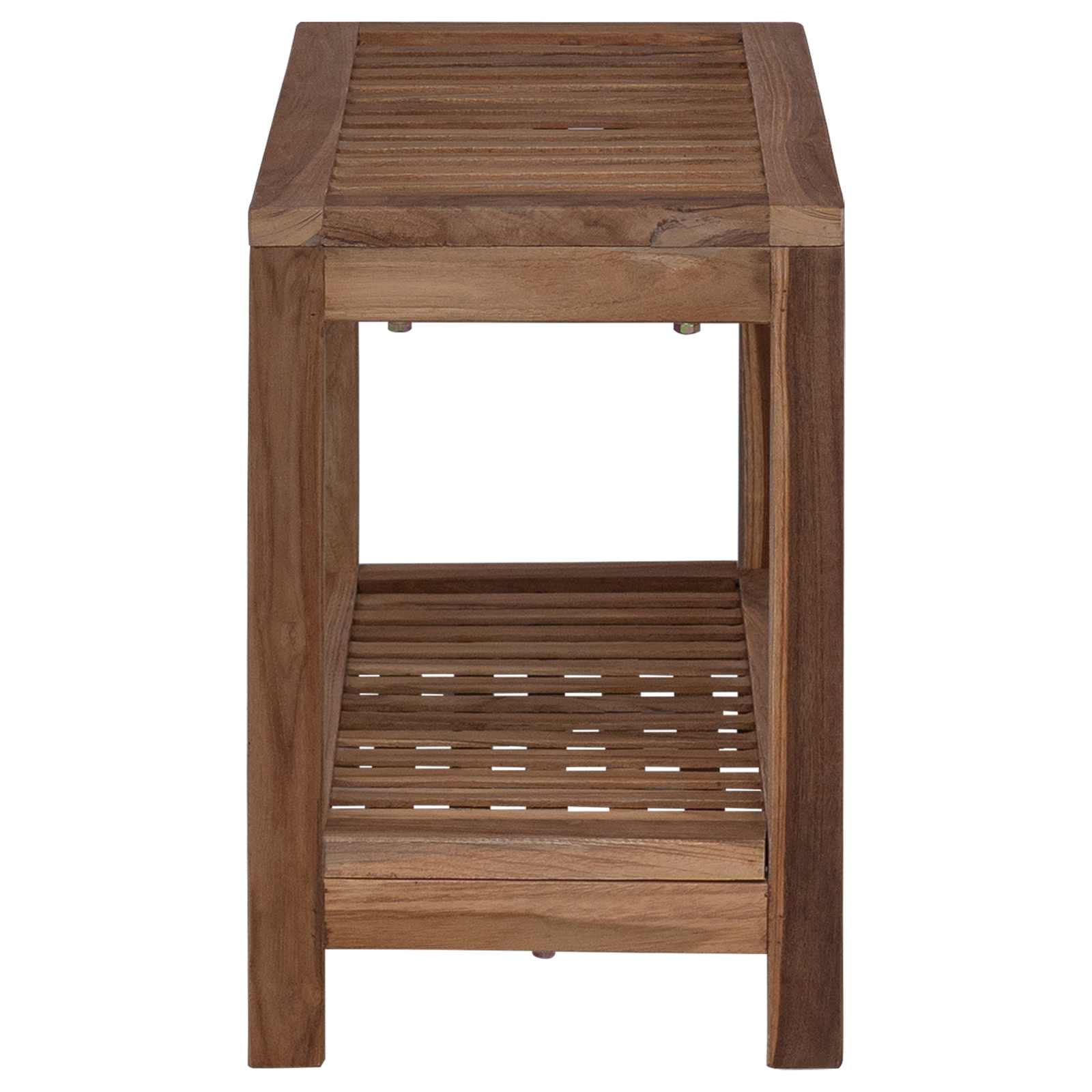 Stolić za kupatilo Prirodna 60 x 30 x 45 cm Čvrsto teak drvo