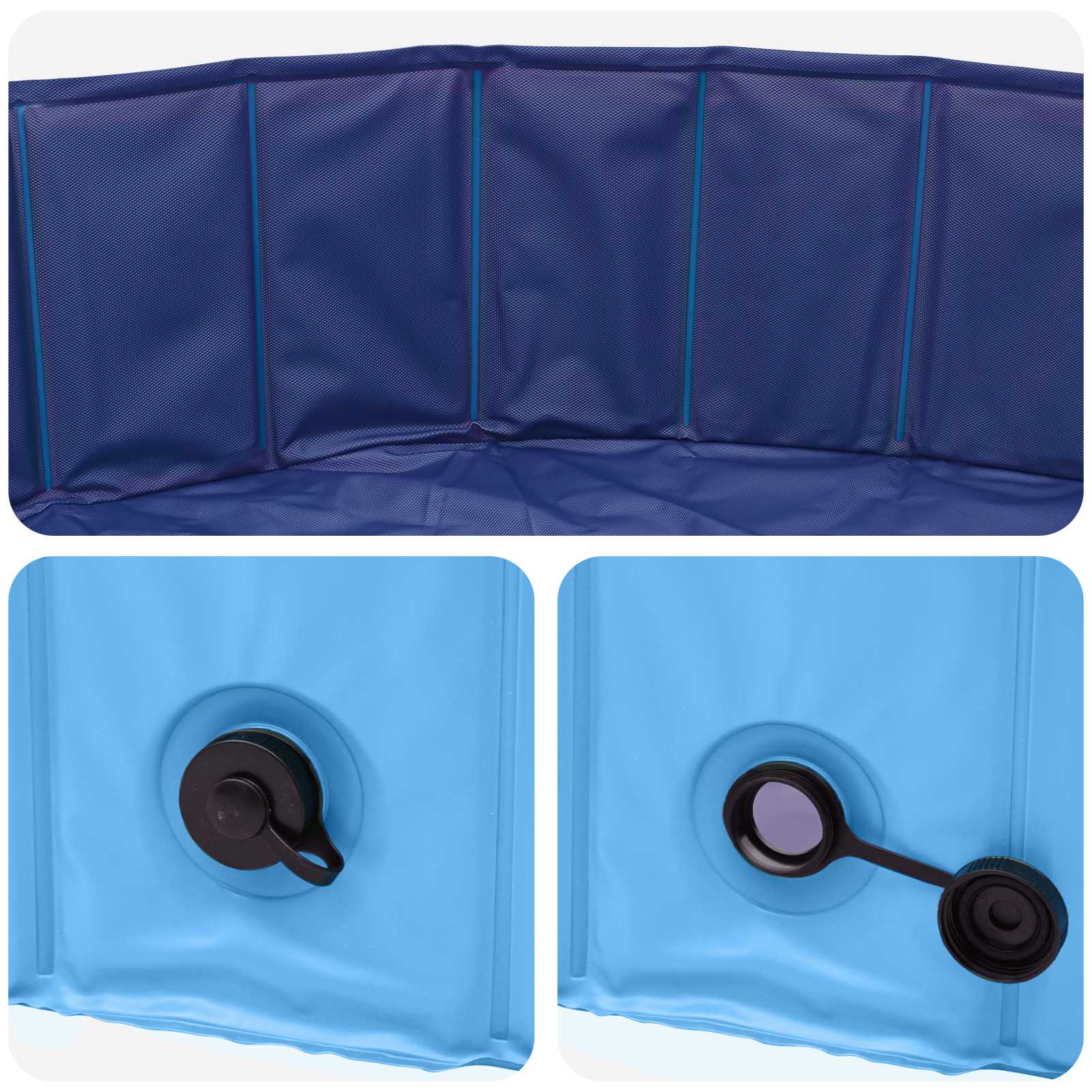 Bazen za pse Plava Ø300 x 38 cm Debeli PVC
