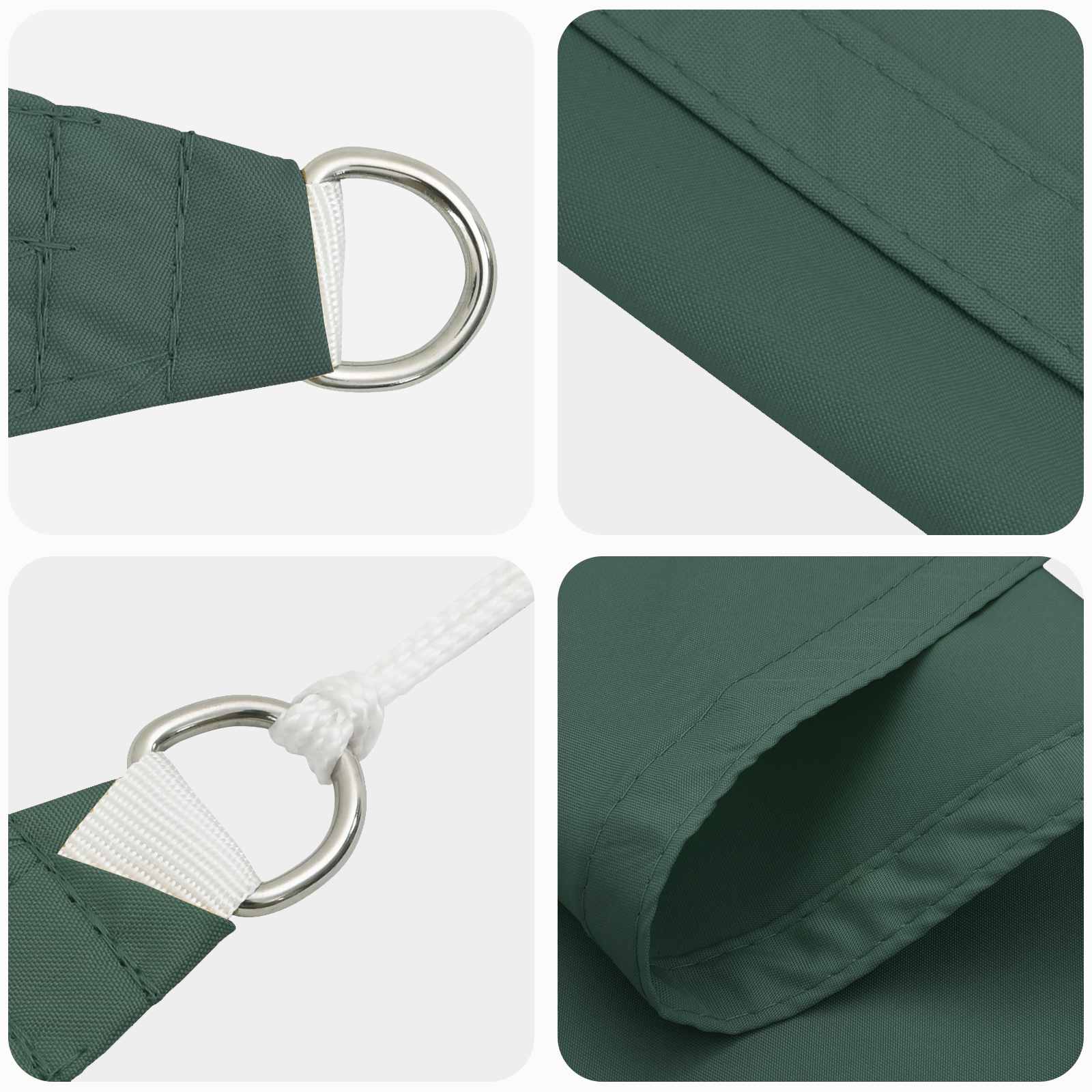 Jedro za sunce Tamnozelena 2 x 6 m 100% poliester Oxford