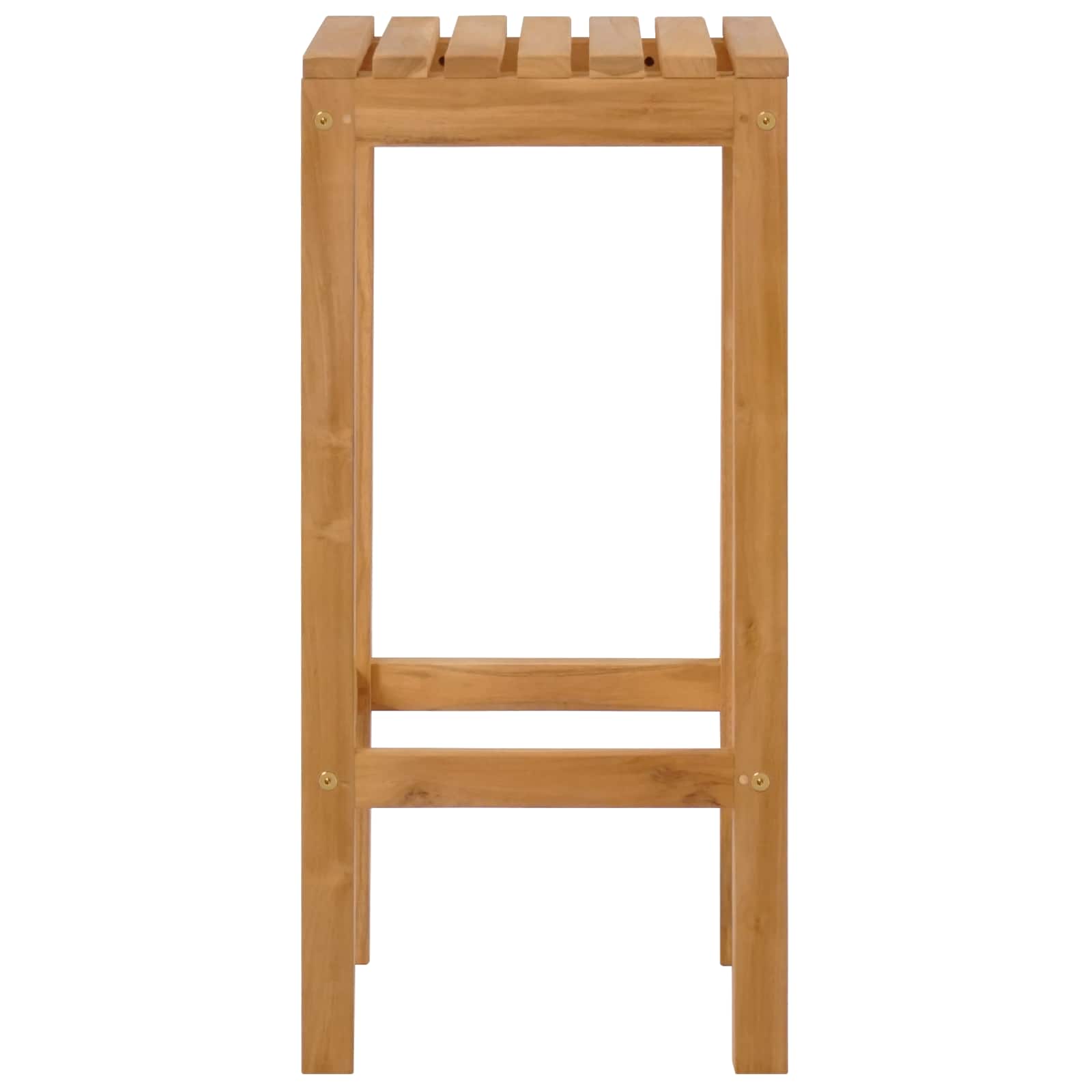 Barska stolica 4 pcs Prirodna Čvrsto teak drvo