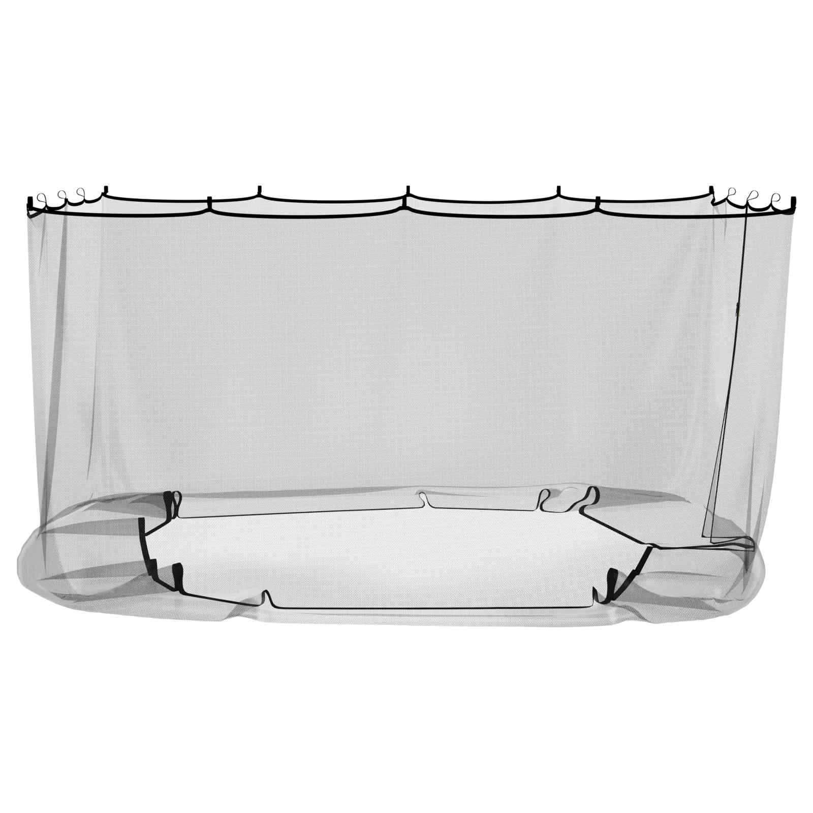 Mreža protiv komaraca za gazebo 220 mesh Crna 4,5 x 3 x 2 m