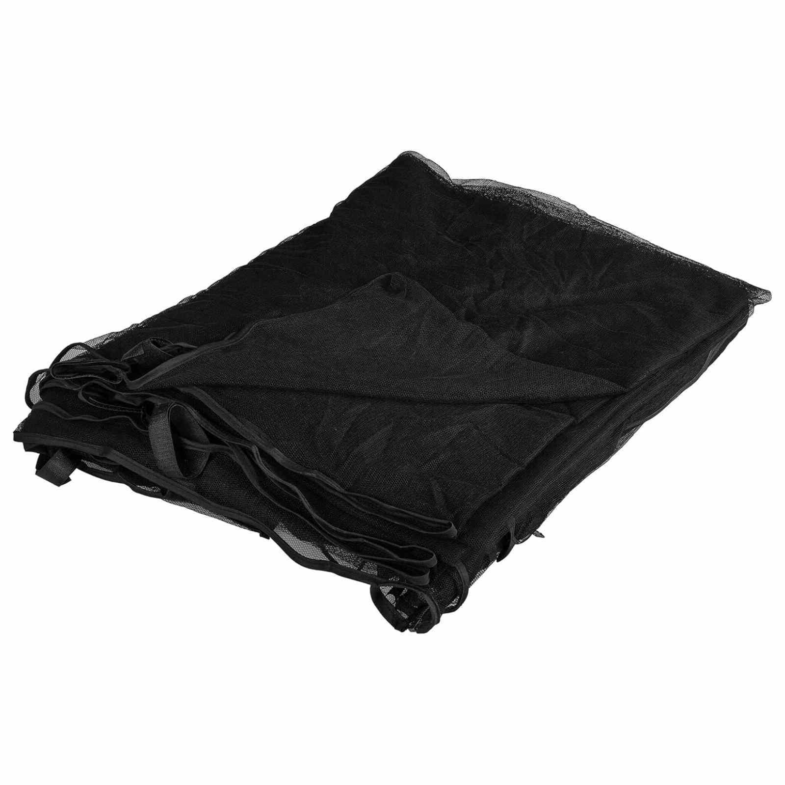 Mreža protiv komaraca za gazebo 220 mesh Crna 6 x 3 x 2 m