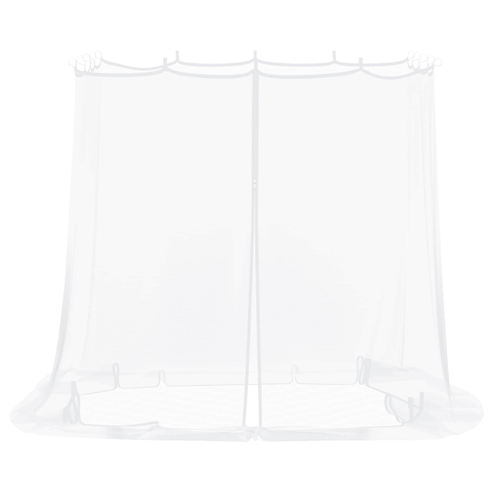 Mreža protiv komaraca za gazebo 220 mesh Bijela 2 x 2 x 2 m
