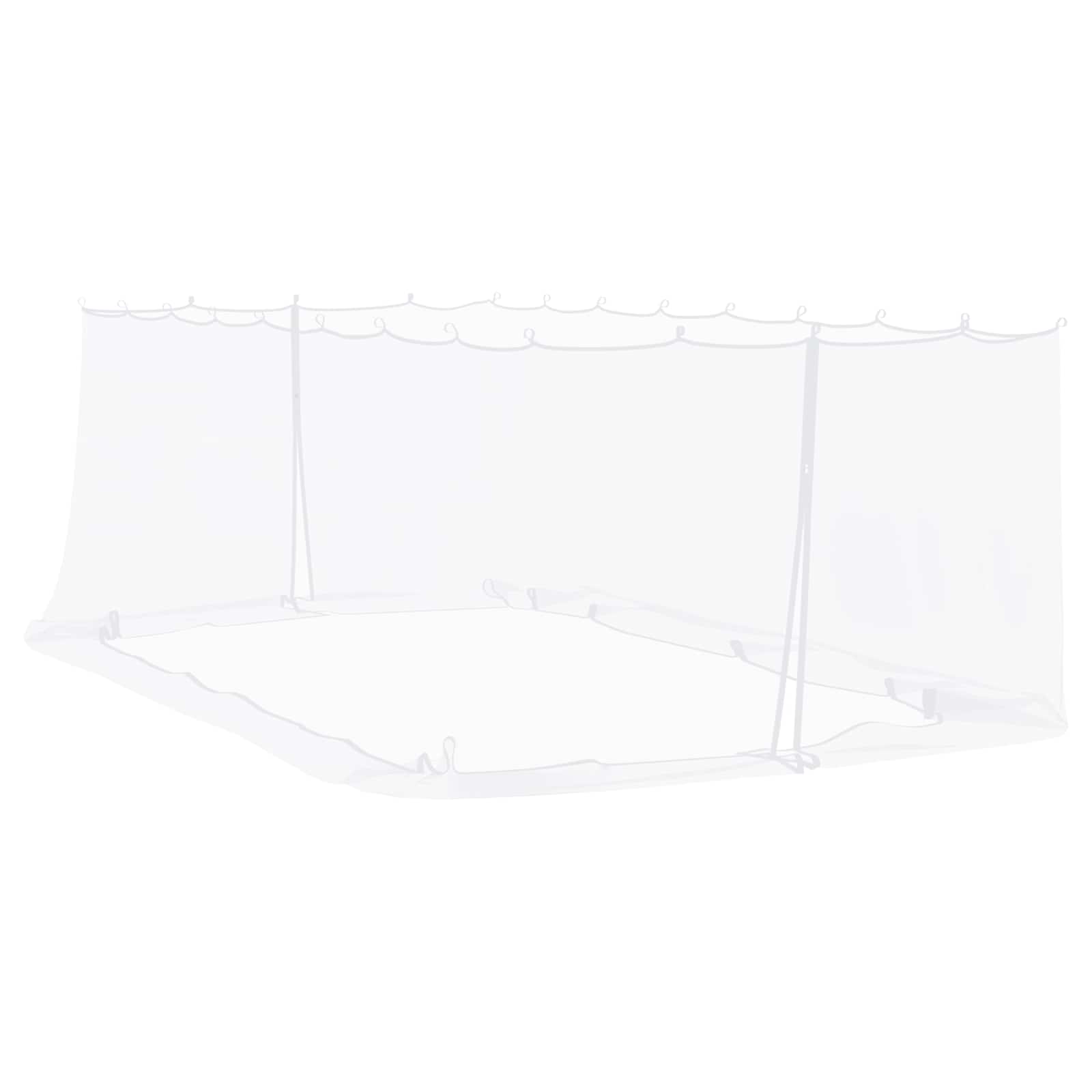Mreža protiv komaraca za gazebo 220 mesh Bijela 6 x 3 x 2 m