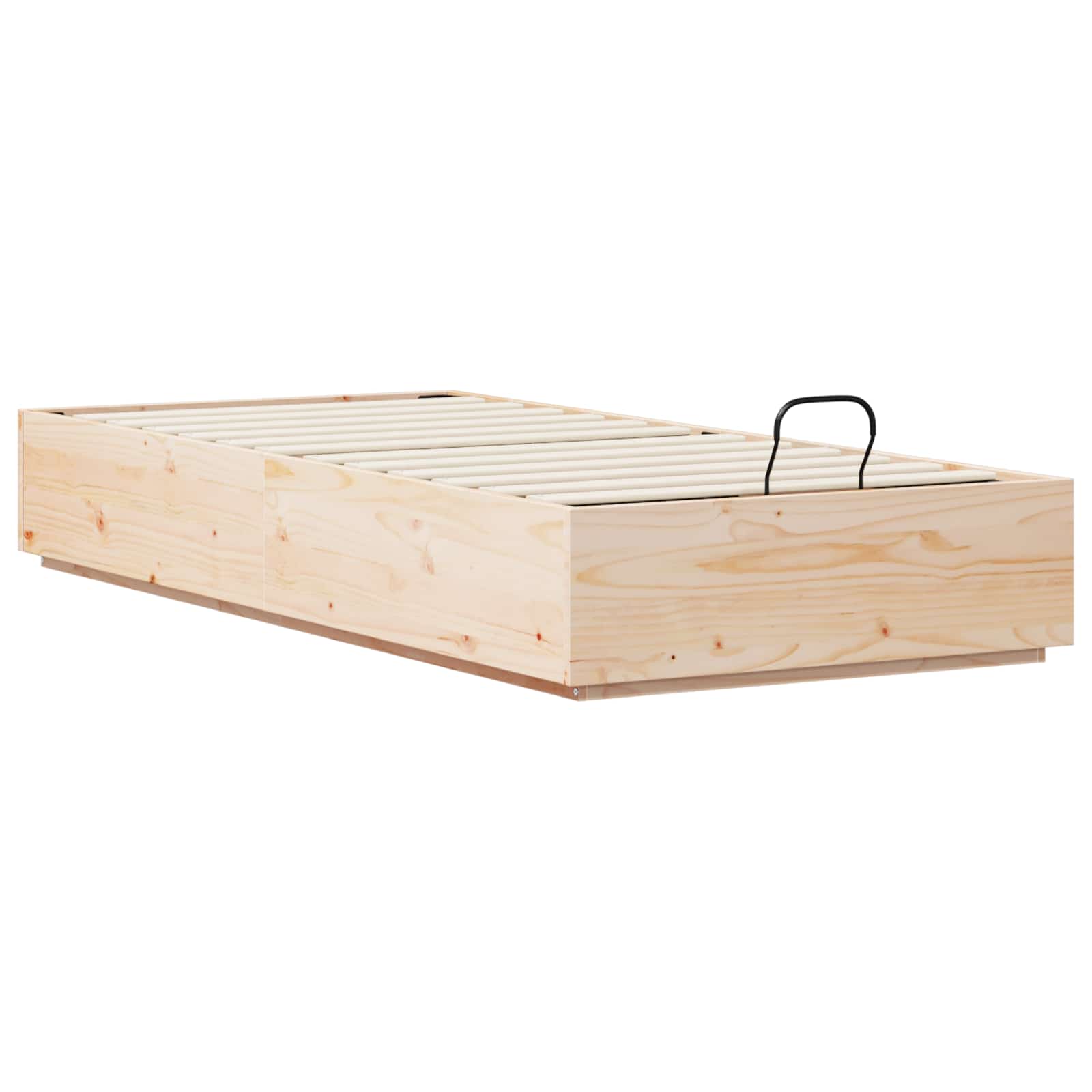Otomanski krevet Prirodna 90 x 200 cm Masivna borovina