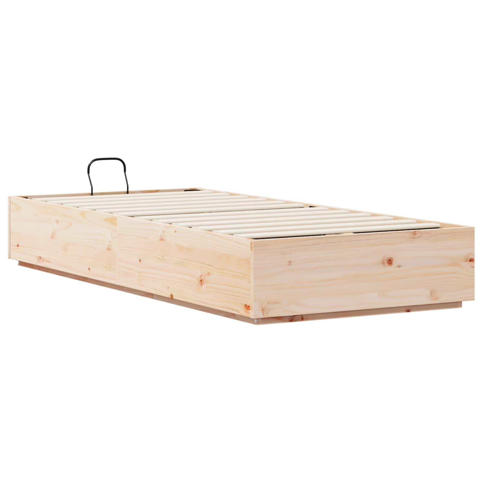 Otomanski krevet Prirodna 90 x 200 cm Masivna borovina