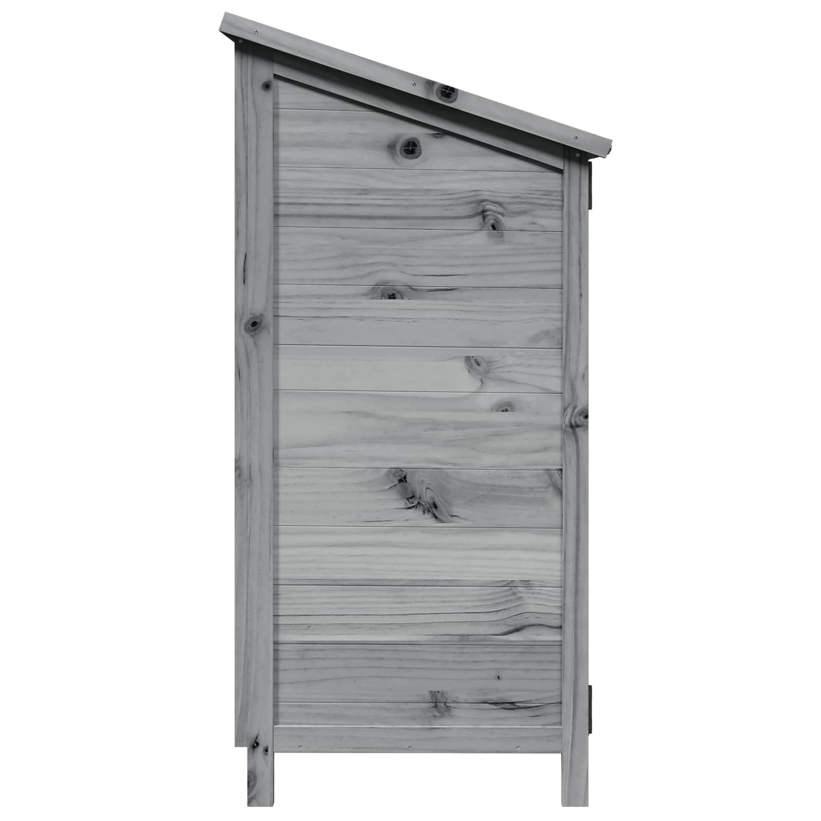 Vrtna Šupa Siva 59 x 56 x 113,5 cm Konstruirano drvo