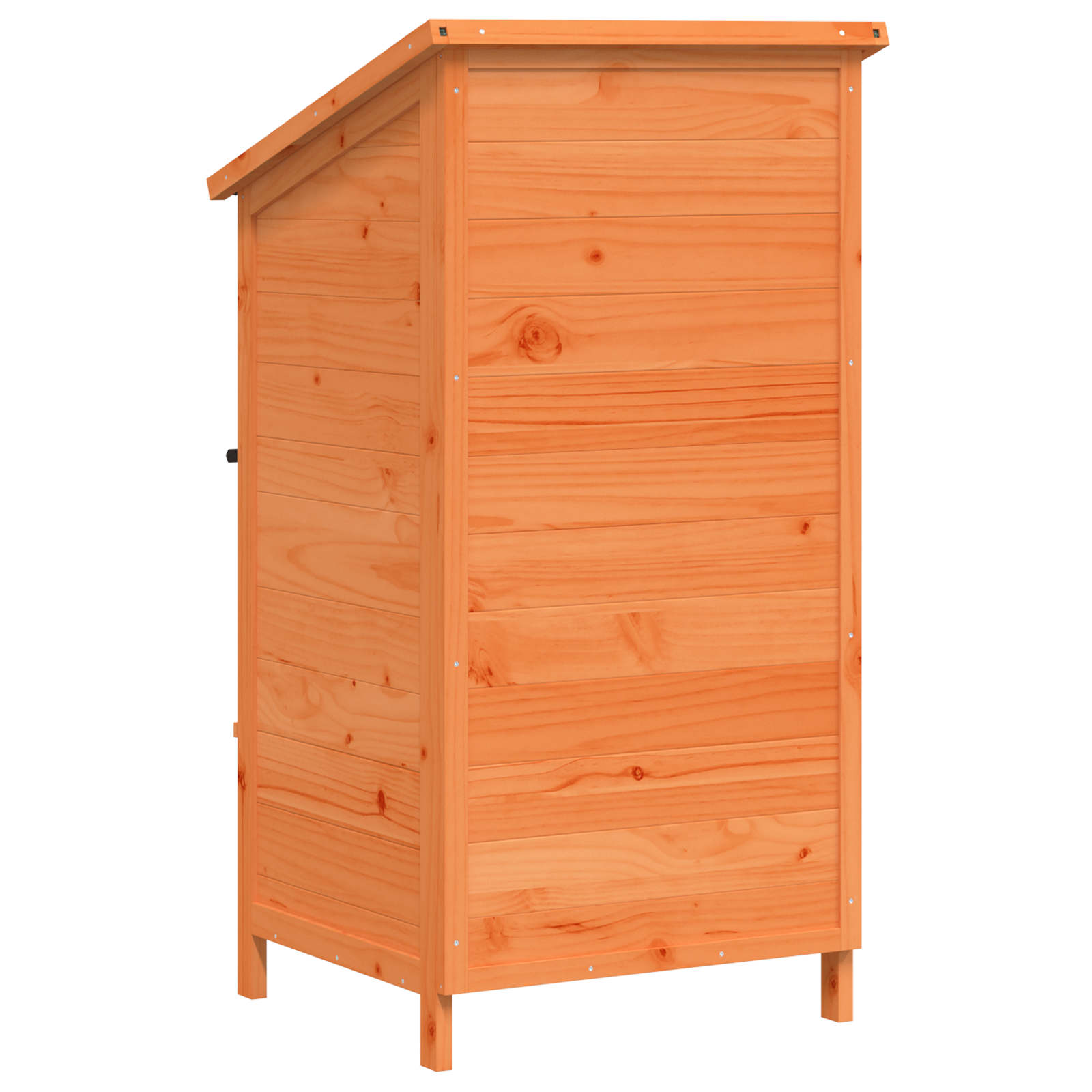 Vrtna Šupa s krovom Smeđa 59 x 56 x 113,5 cm Čvrsto drvo jele