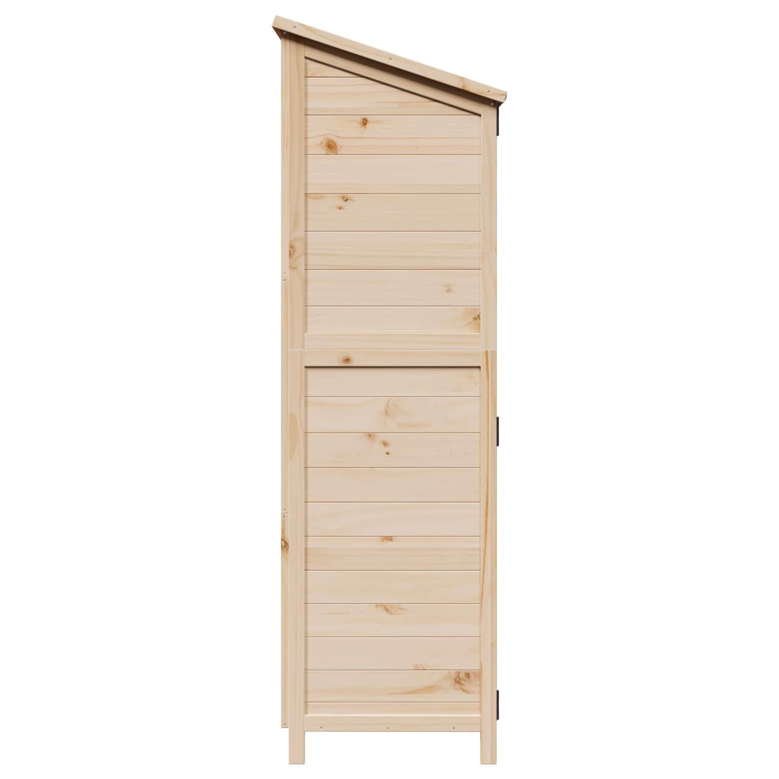 Vrtna Šupa Prirodna 106,5 x 56 x 176 cm Čvrsto drvo jele