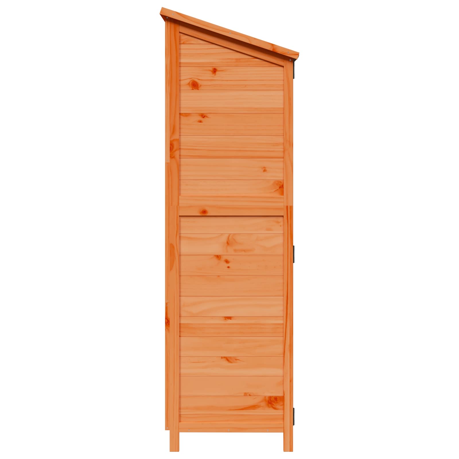 Vrtna Šupa s krovom Smeđa 106,5 x 56 x 176 cm Čvrsto drvo jele