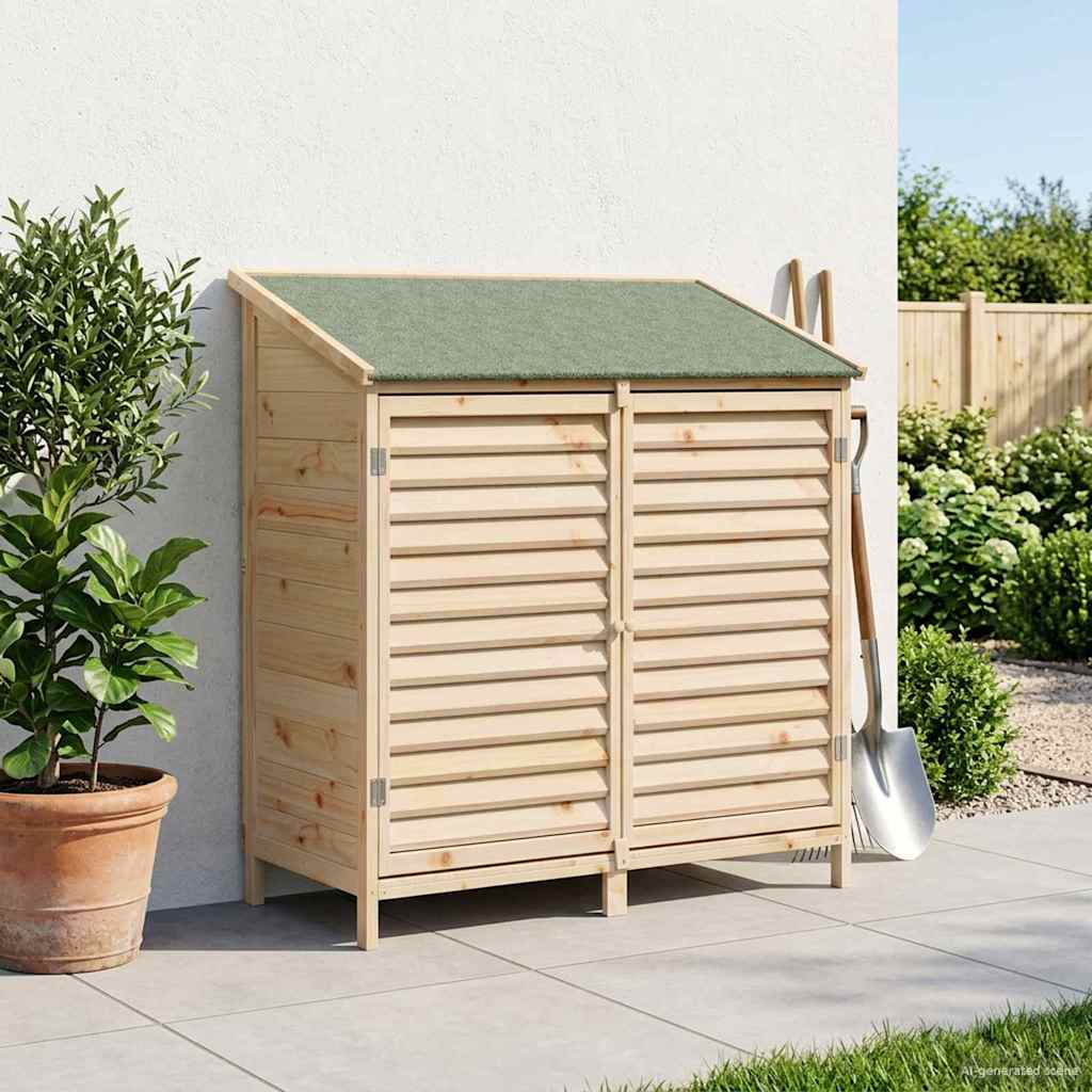 Vrtna Šupa Prirodna 106 x 56 x 113,5 cm Čvrsto drvo jele