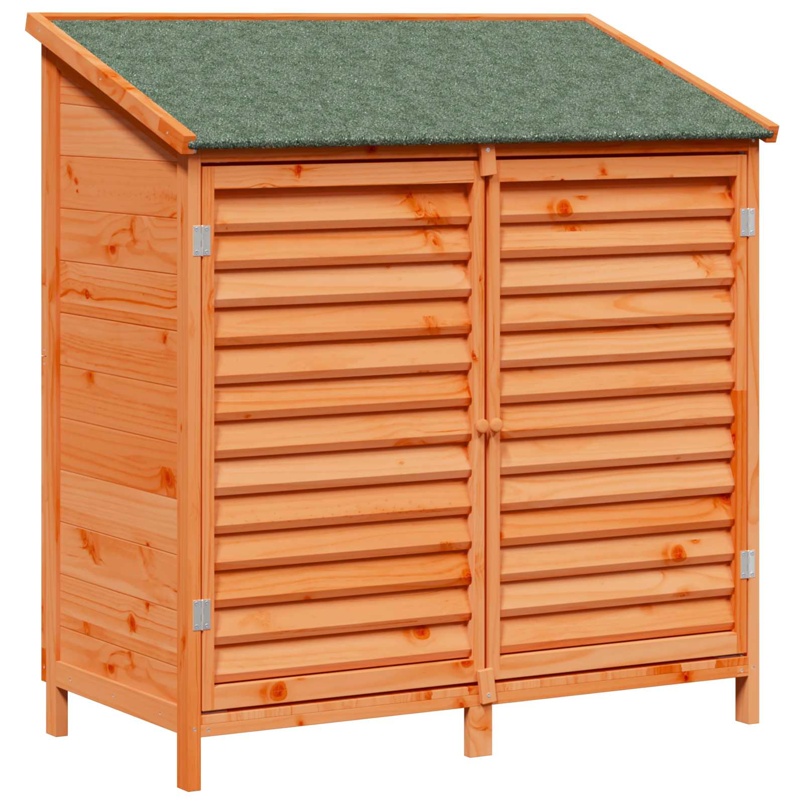 Vrtna Šupa s krovom Smeđa 106 x 56 x 113,5 cm Čvrsto drvo jele