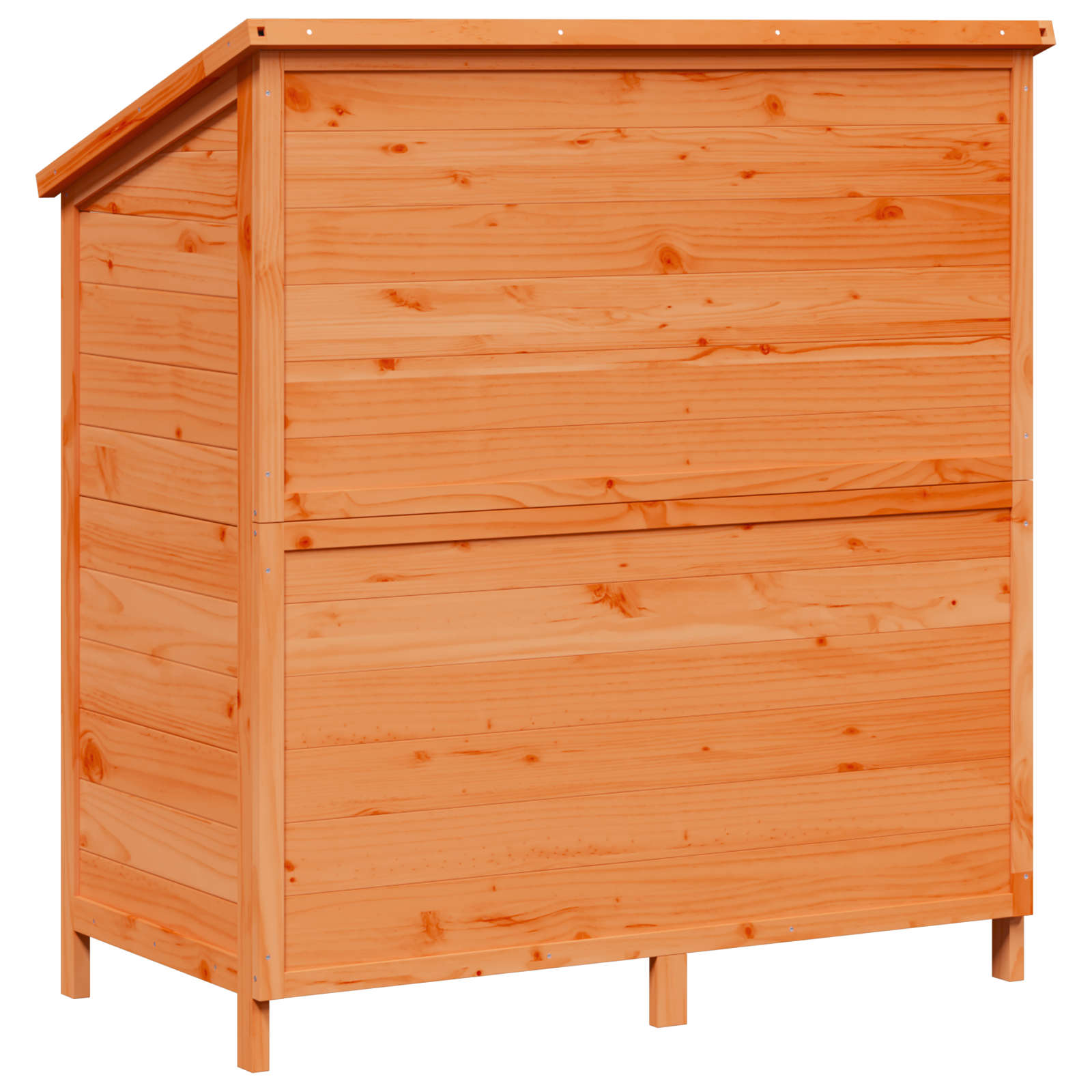Vrtna Šupa s krovom Smeđa 106 x 56 x 113,5 cm Čvrsto drvo jele