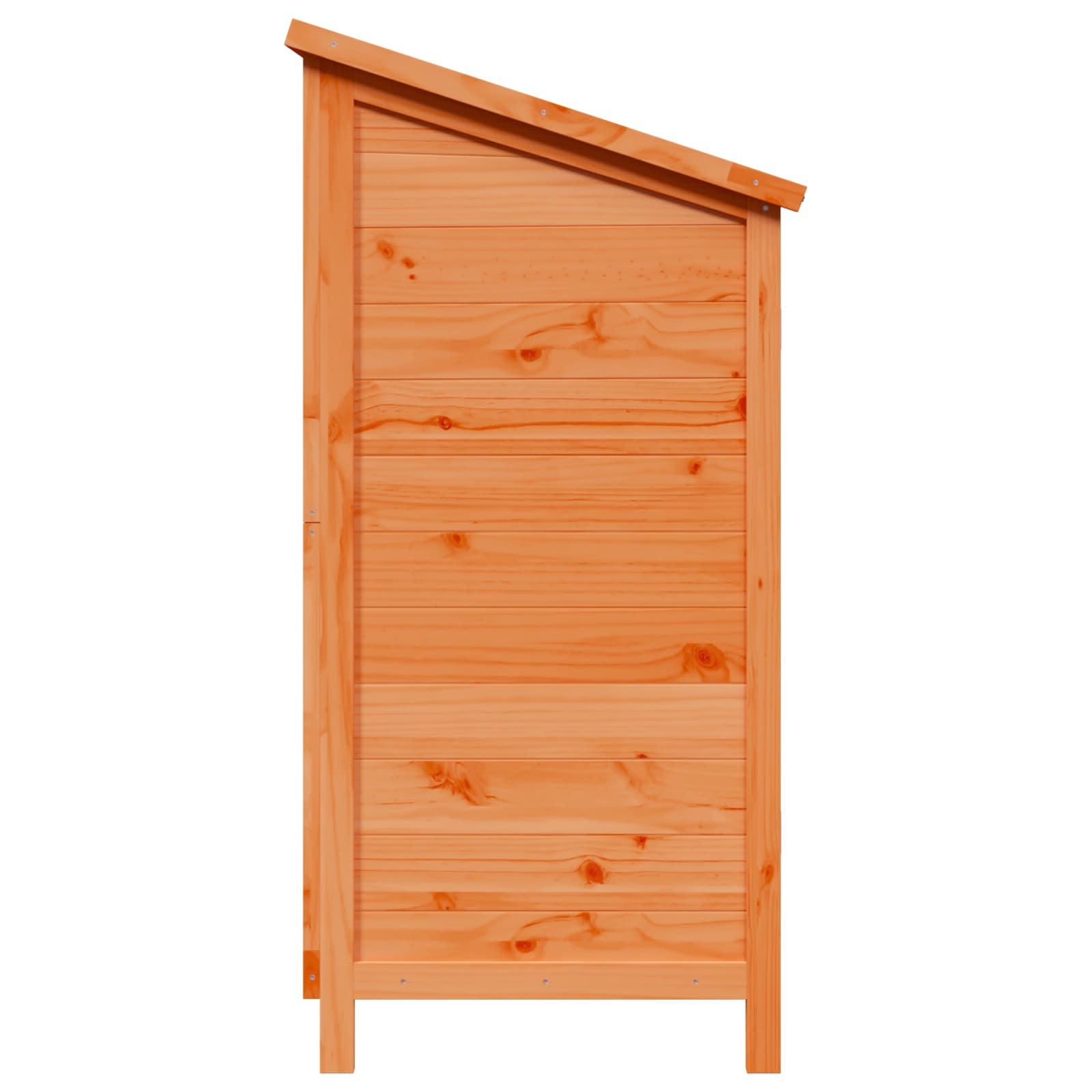 Vrtna Šupa s krovom Smeđa 106 x 56 x 113,5 cm Čvrsto drvo jele