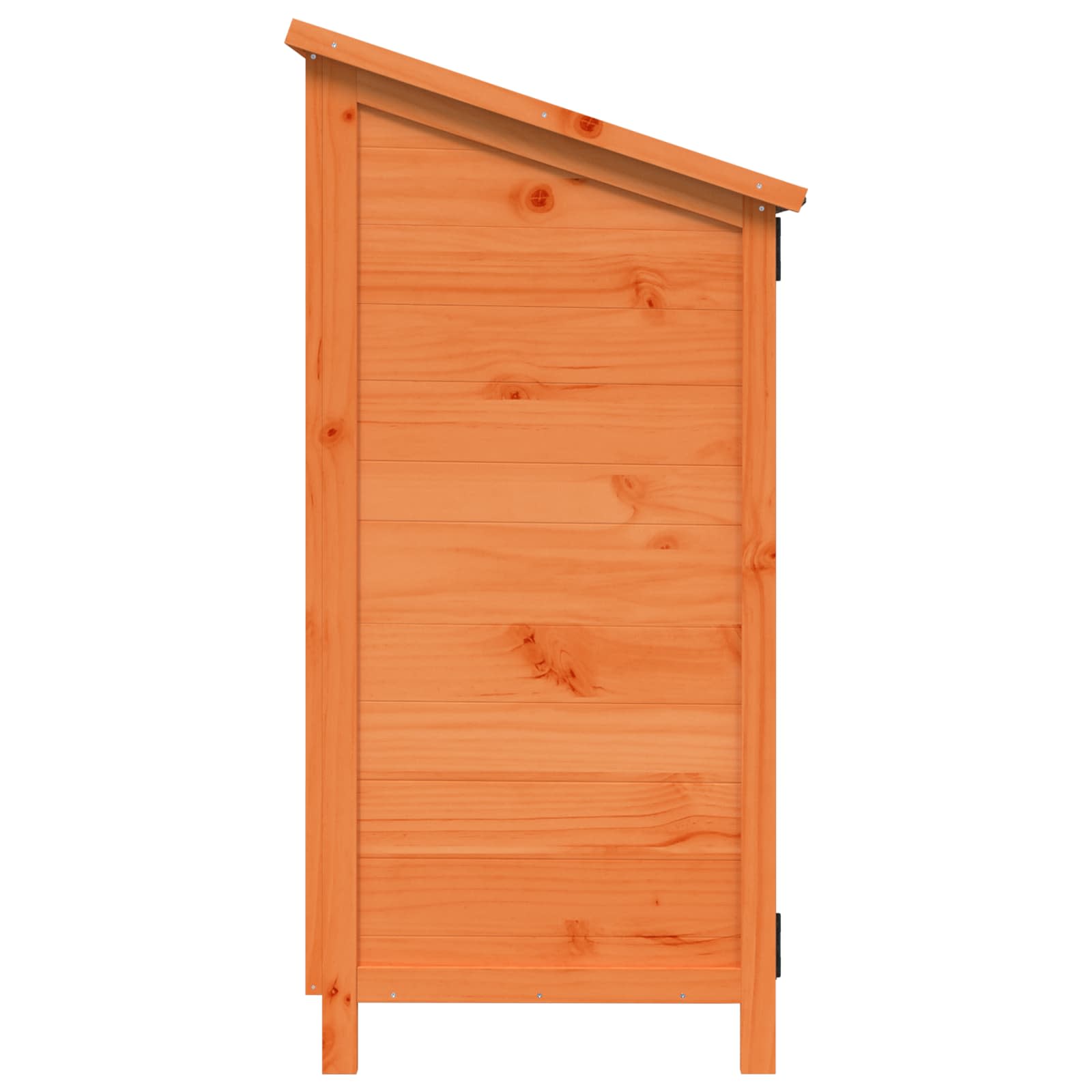 Vrtna Šupa s krovom Smeđa 59,5 x 56 x 113,5 cm Čvrsto drvo jele