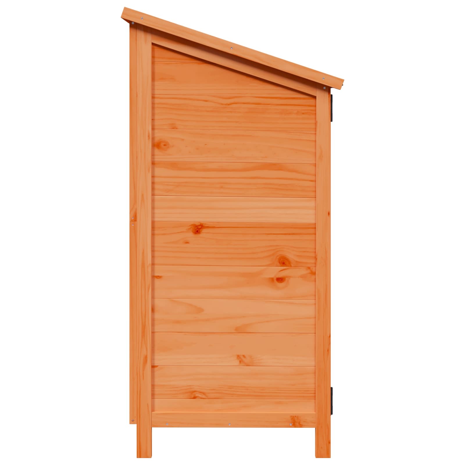 Vrtna Šupa s krovom Smeđa 106 x 56 x 113,5 cm Čvrsto drvo jele
