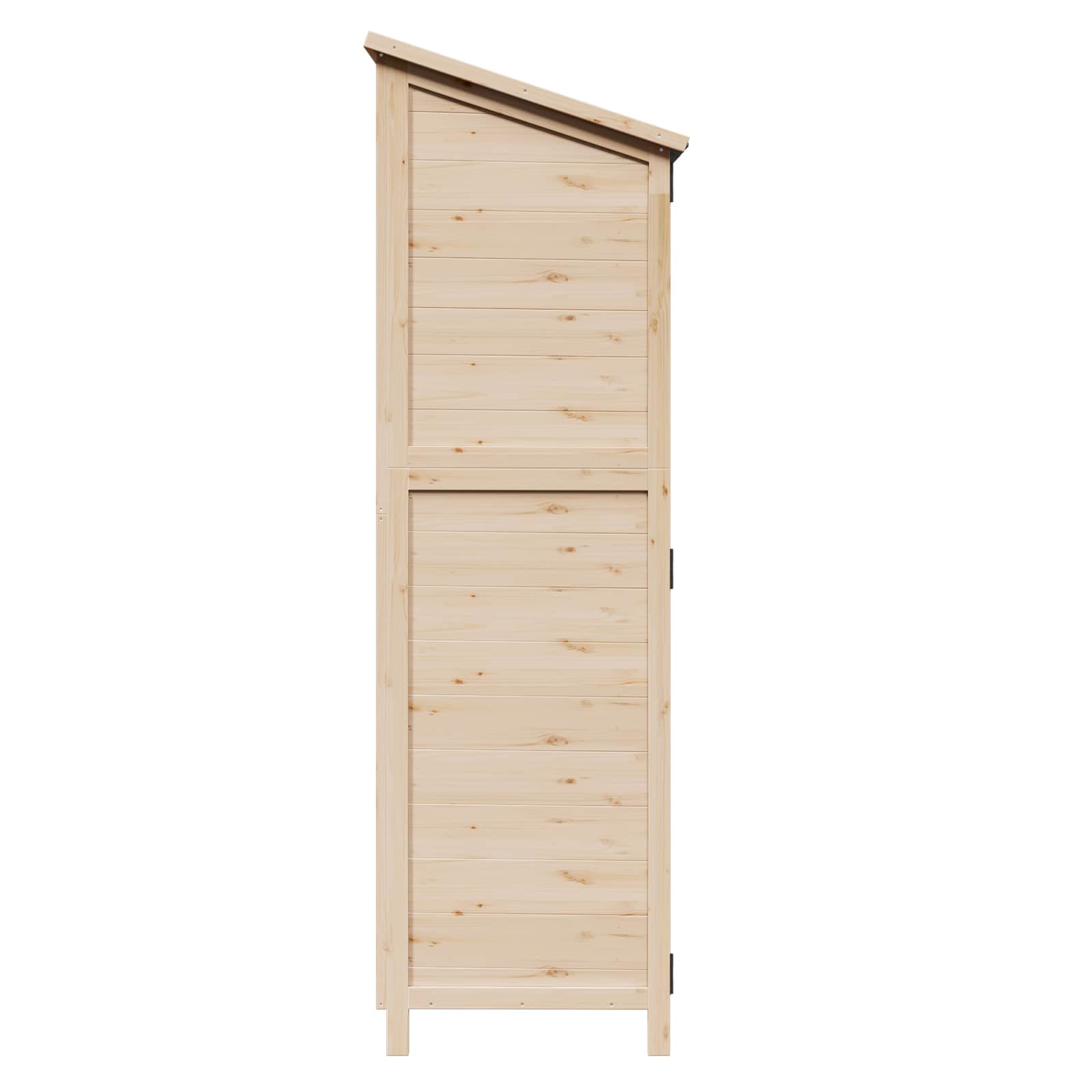 Vrtna Šupa Prirodna 59,5 x 56 x 176,5 cm Konstruirano drvo