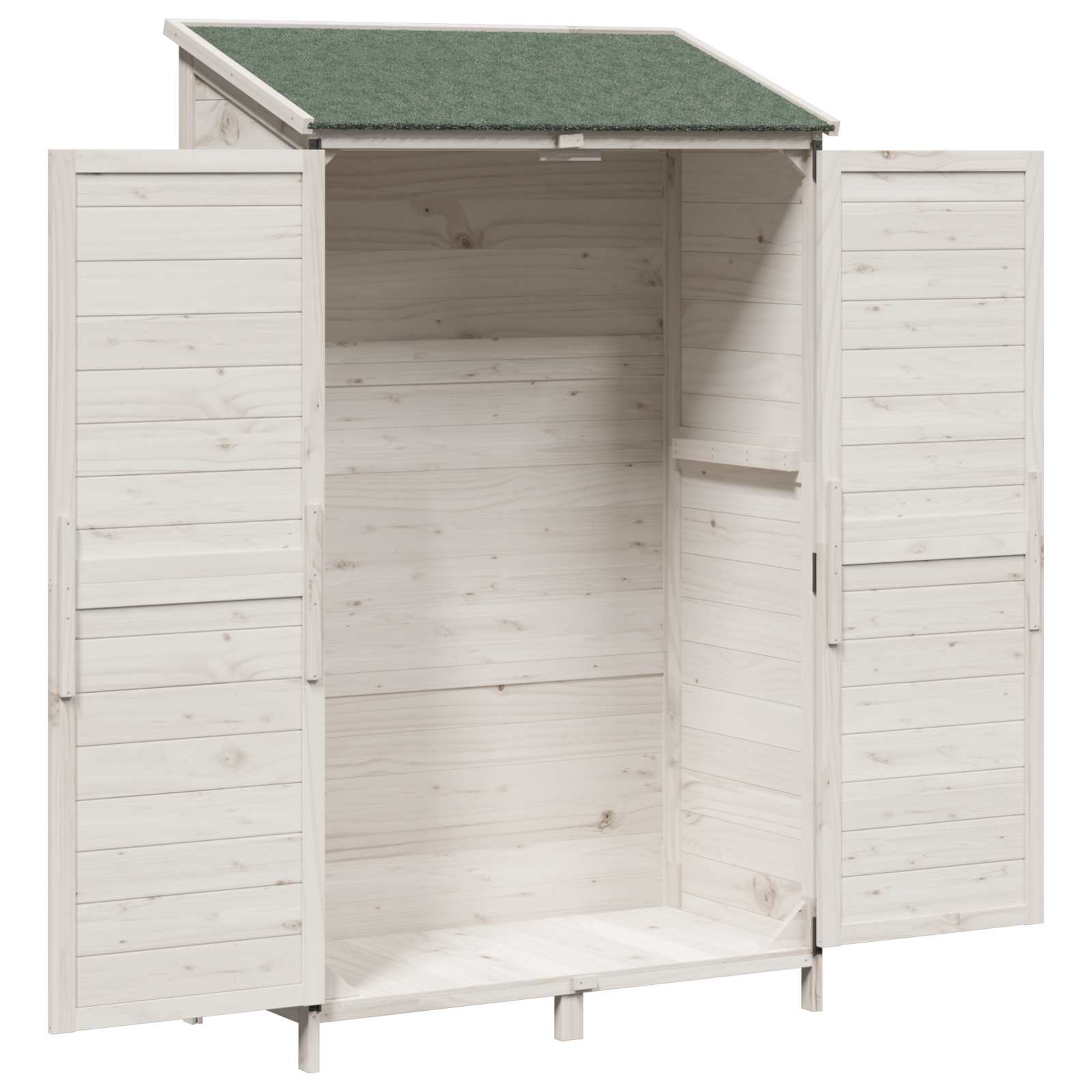 Vrtna Šupa Bijela 106 x 56 x 176,5 cm Konstruirano drvo