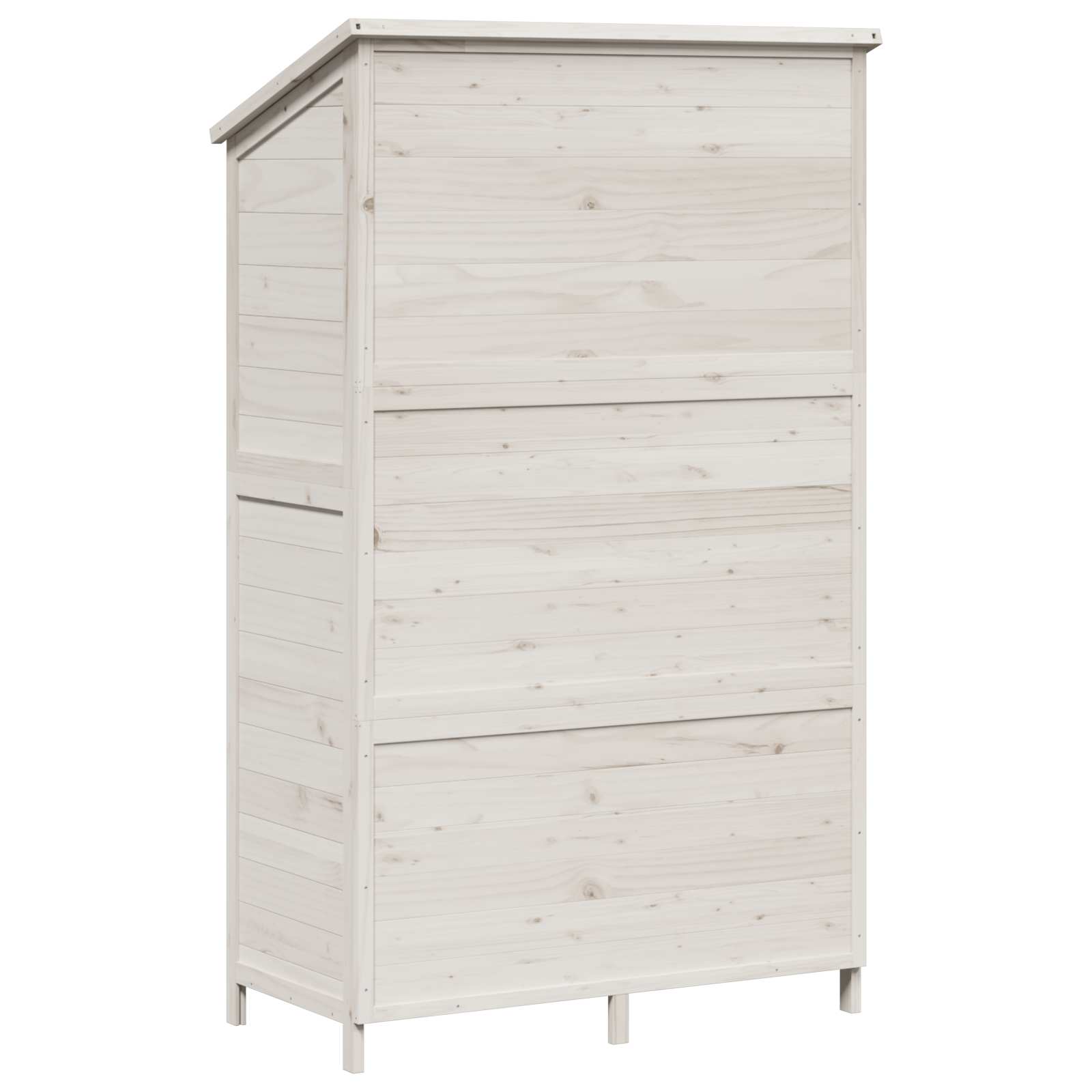 Vrtna Šupa Bijela 106 x 56 x 176,5 cm Konstruirano drvo