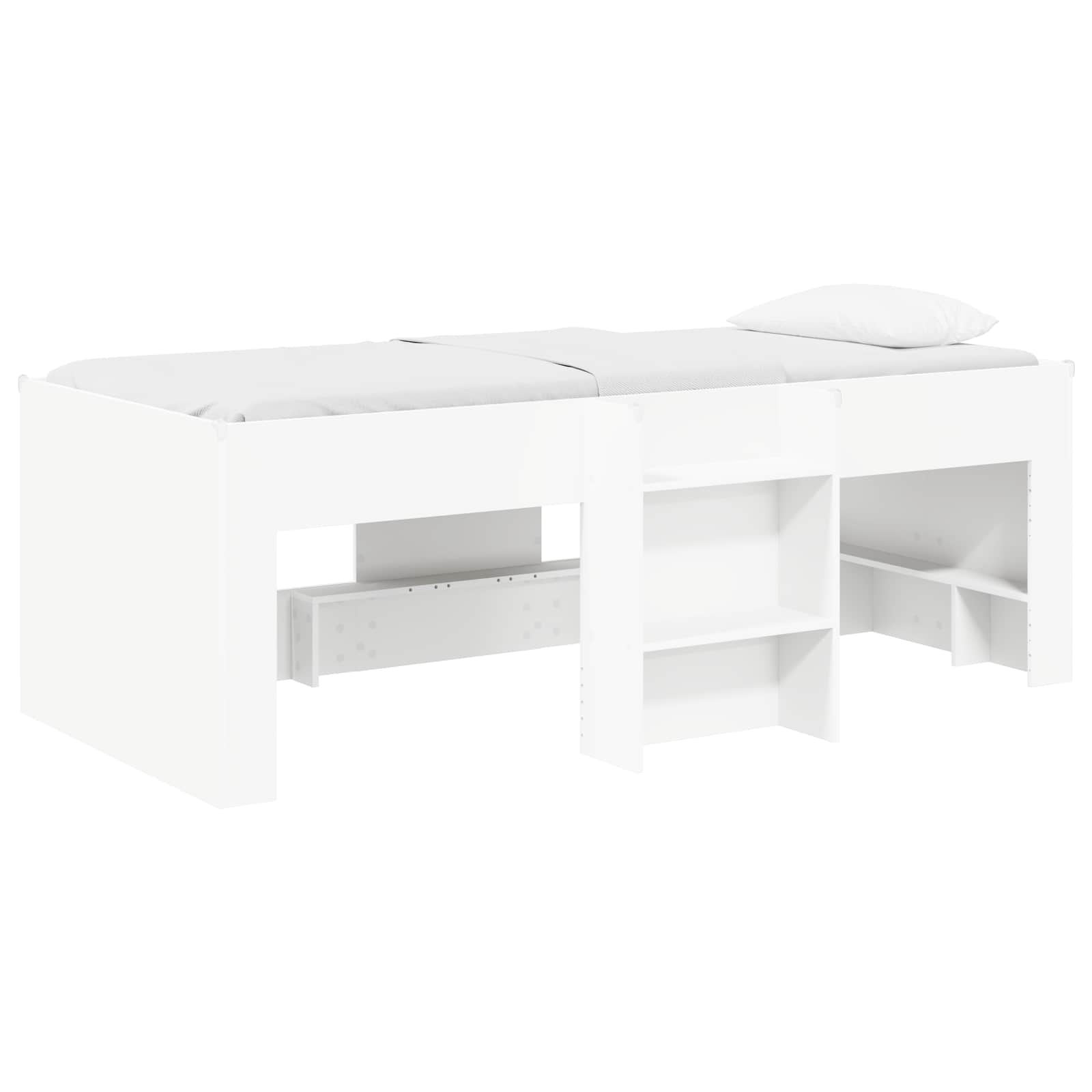 Kreveta za visoko spavanje djece 2 pcs Bijela 98.5 x 200 cm