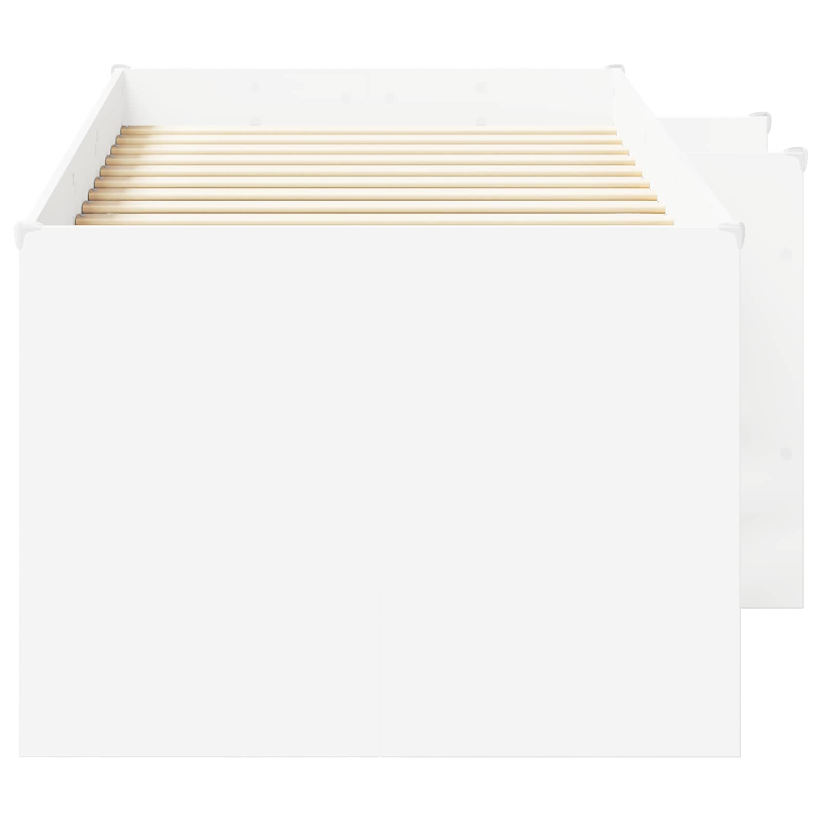 Kreveta za visoko spavanje djece 2 pcs Bijela 90 x 190 cm