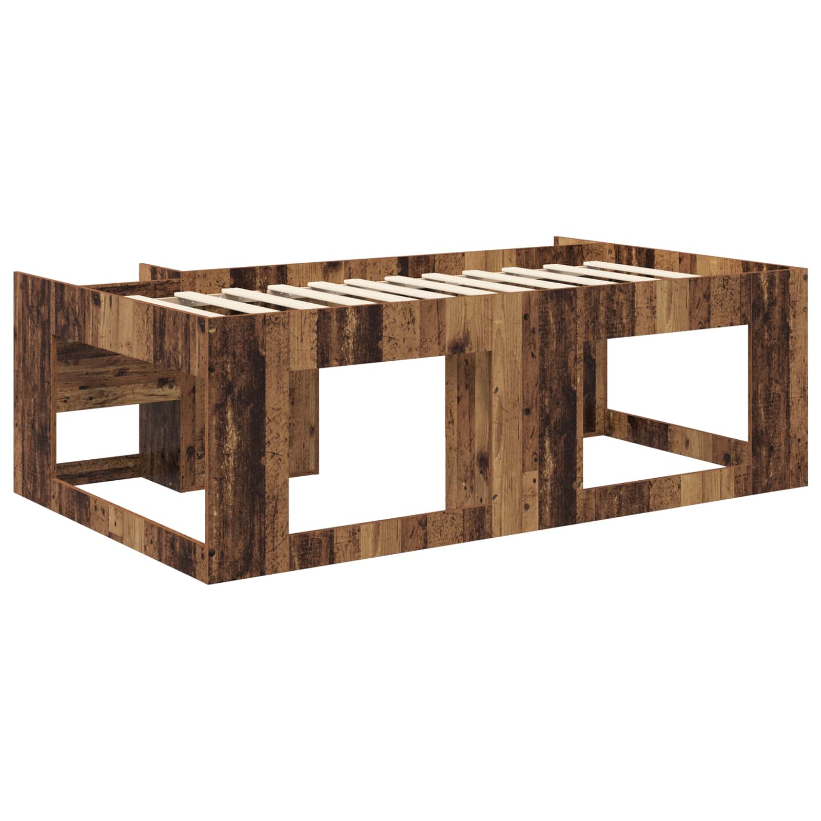 Krevet za djecu s ladicama Staro drvo 90 x 190 cm