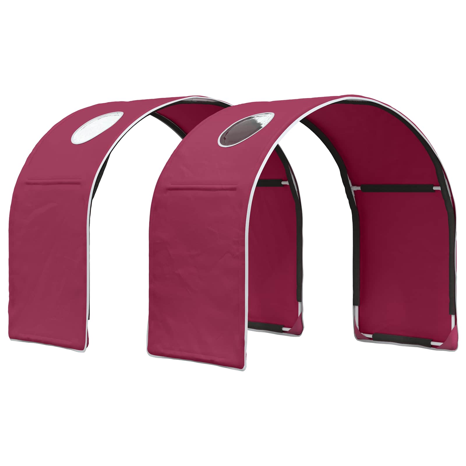 Krevet s Tunnels 4 pcs Artisian hrast i crvena