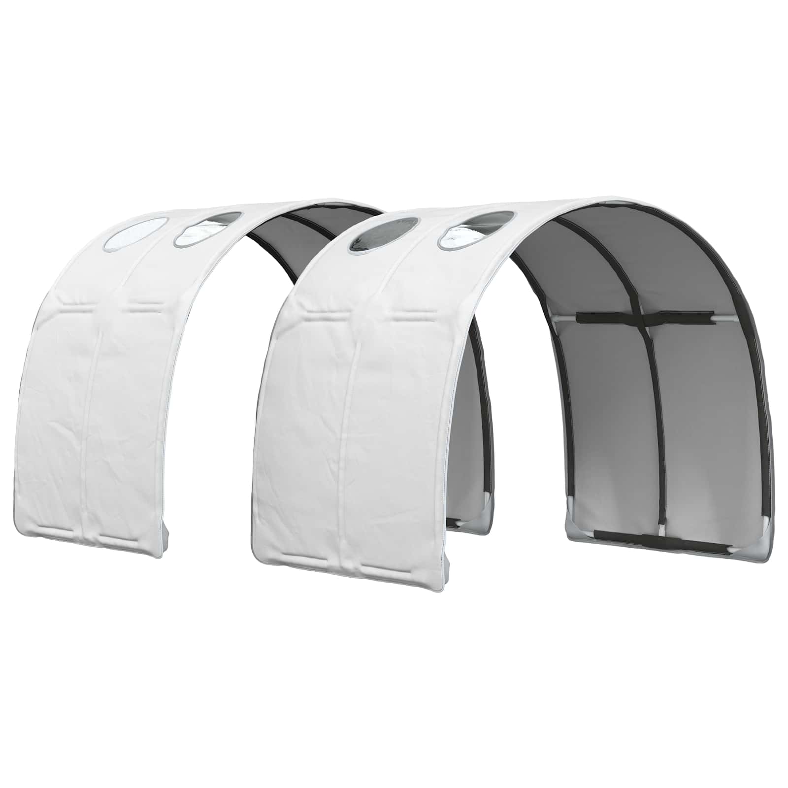 Krevet s Tunnels 4 pcs Bijela Konstruirano drvo