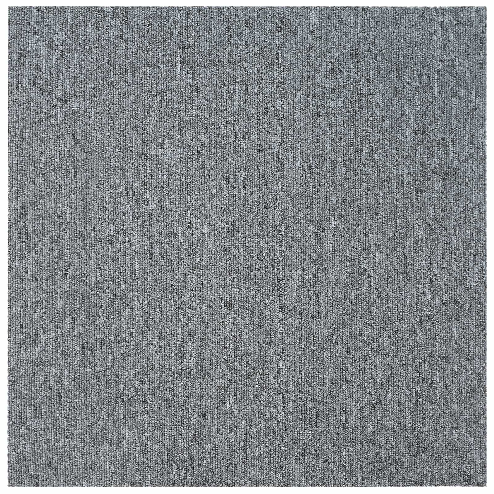 Tepih pločica Svjetlosiva 50 x 50 cm 36 pcs PP i bitumen