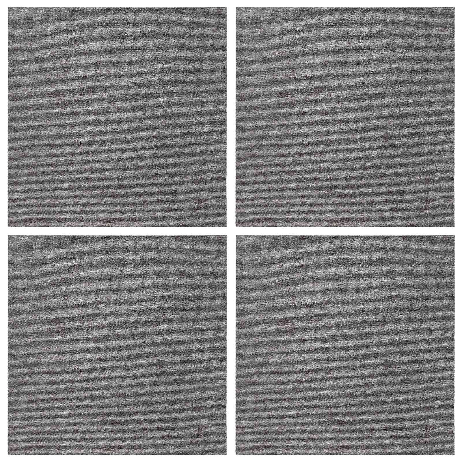 Tepih pločica Smeđa 50 x 50 cm 4 pcs PP i bitumen