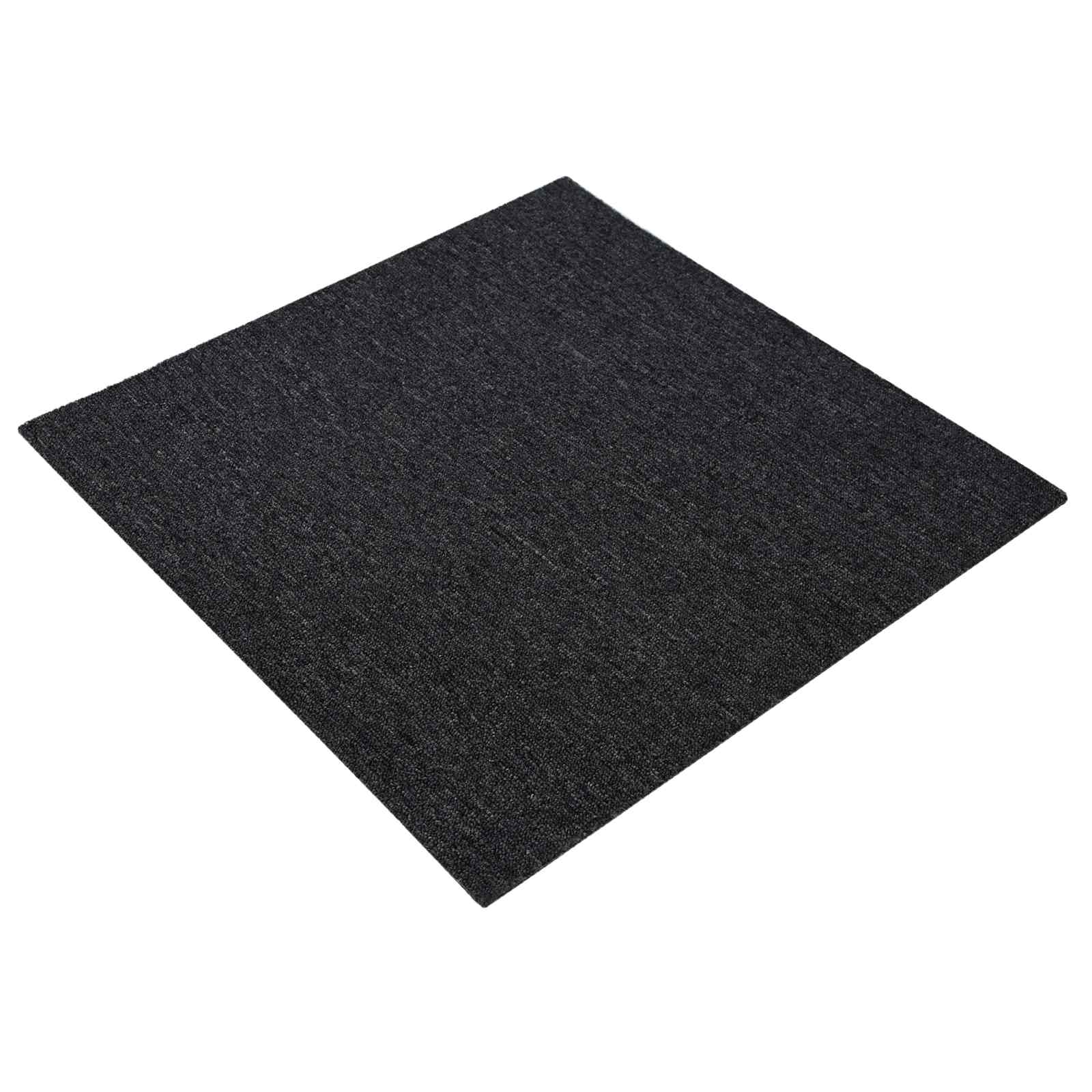 Tepih pločica Tamnosiva 50 x 50 cm 36 pcs PP i bitumen