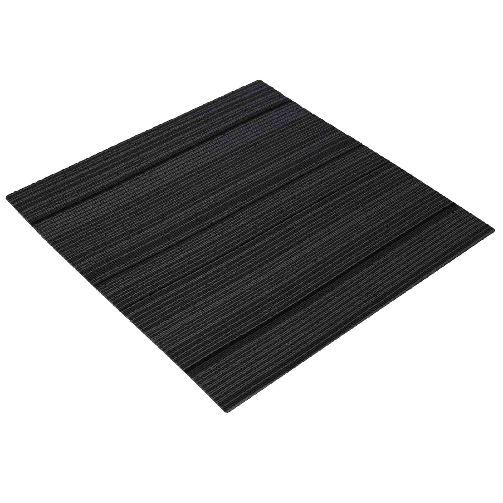 Tepih pločica Prugasta svjetlosiva 50 x 50 cm 20 pcs