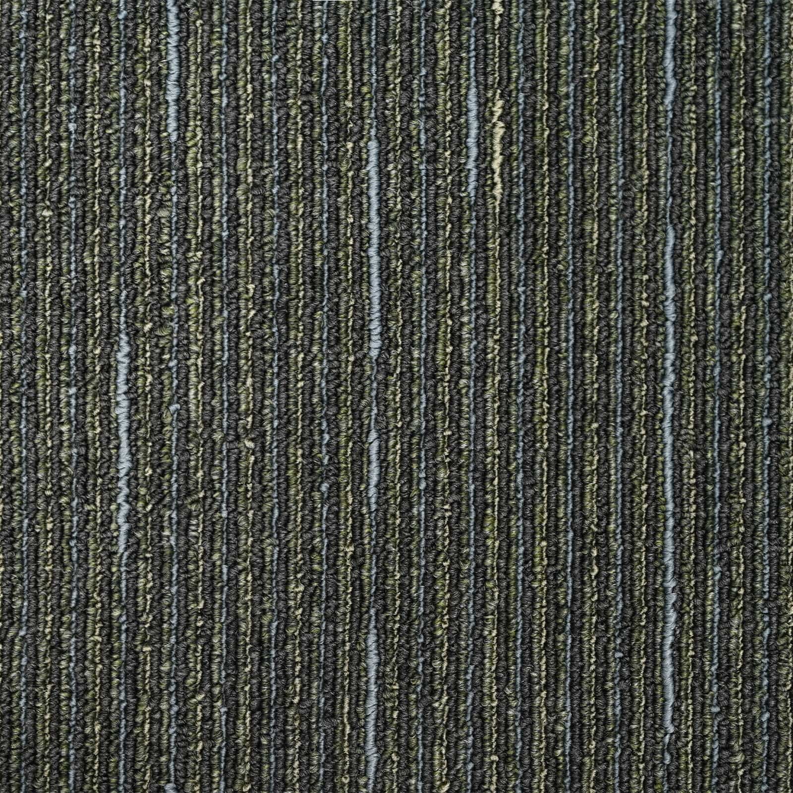 Tepih pločica Prugasta svijetlo zelena 50 x 50 cm 36 pcs
